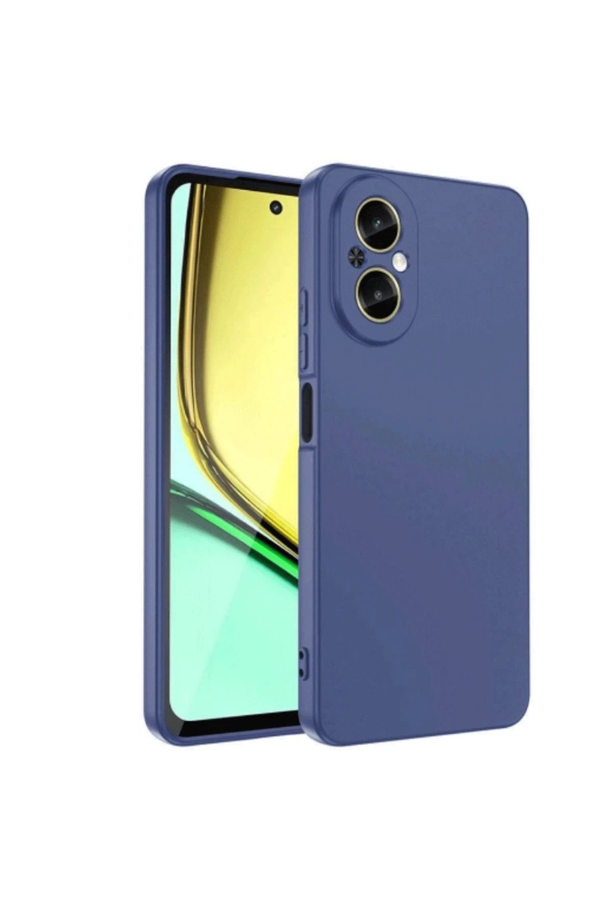 NewFace Realme 12 Lite Kılıf First Silikon - Lacivert WLZOR