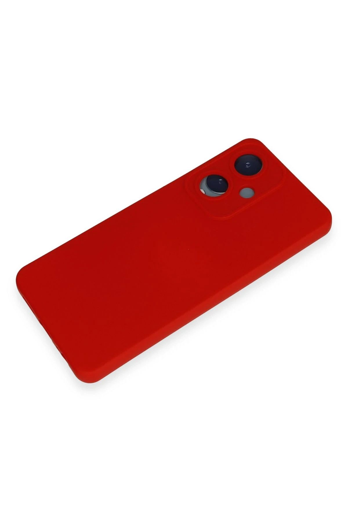 NewFace Vivo Y17S Uyumlu Kılıf Nano içi Kadife Silikon - Kırmızı BSTMY