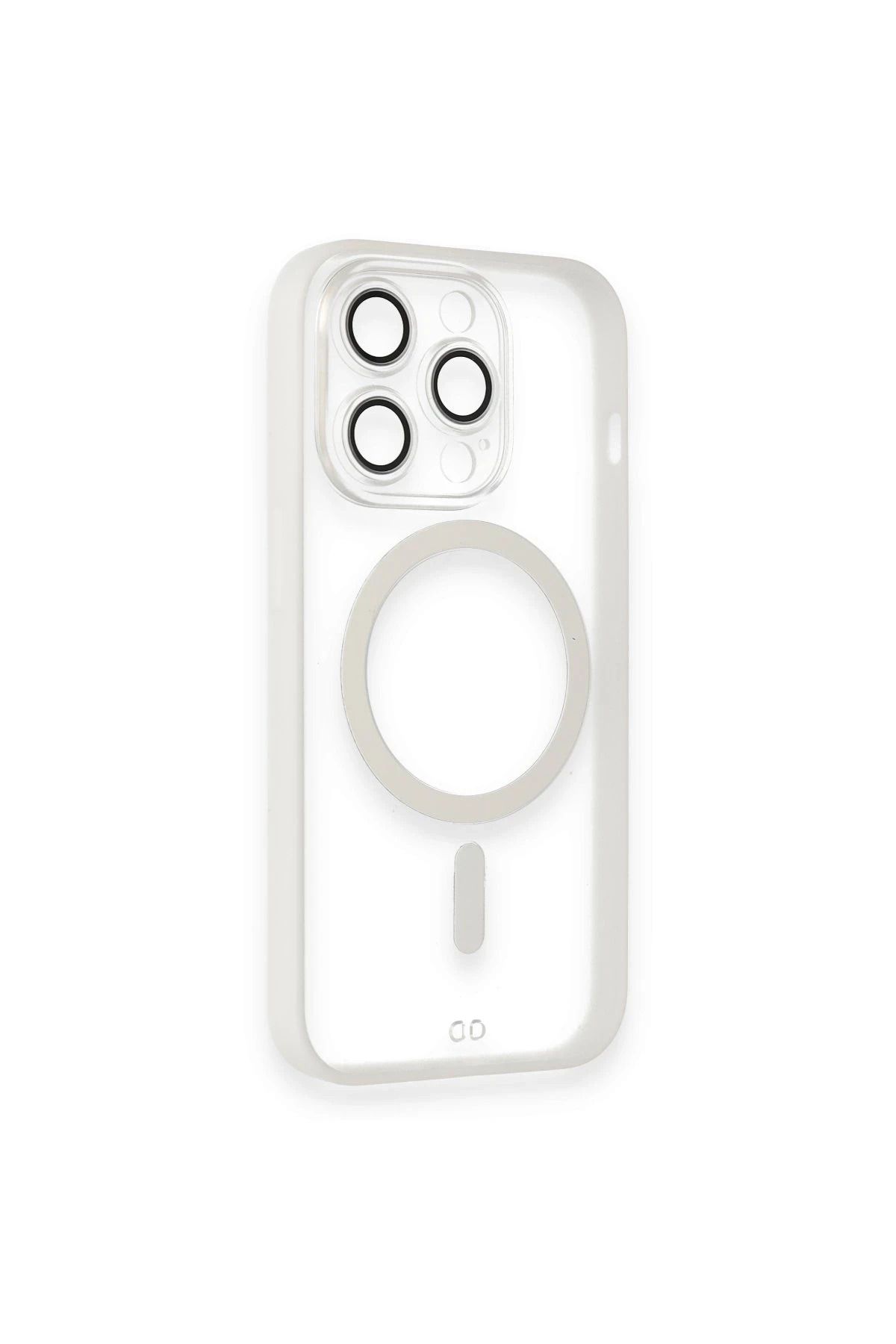 NewFace iPhone 14 Pro Kılıf Grand Magneticsafe Kapak - Beyaz NRMSA