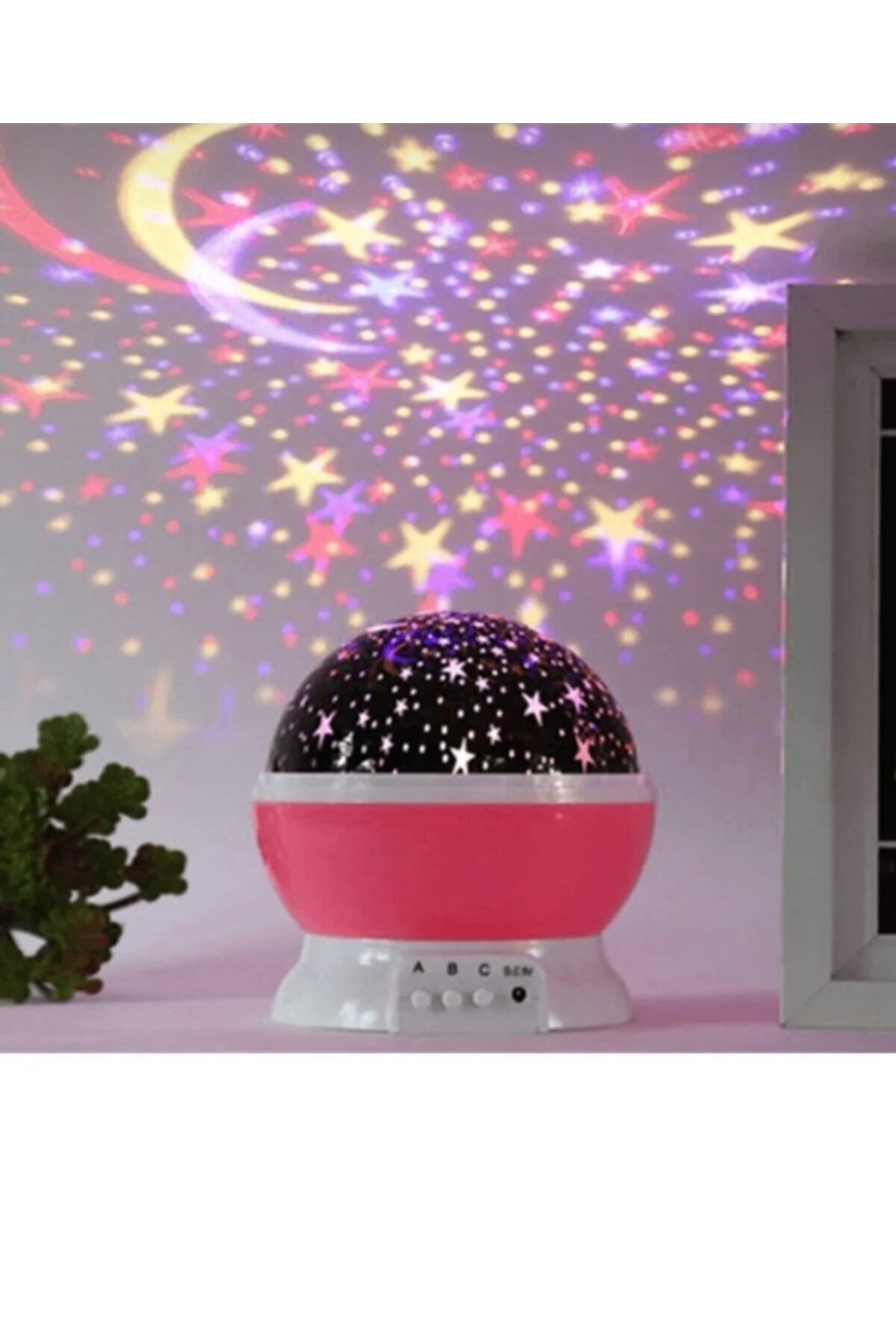 holy Starmaster Projeksiyonlu Dönen Gece Lambası Yıldızlı Gece Lambası