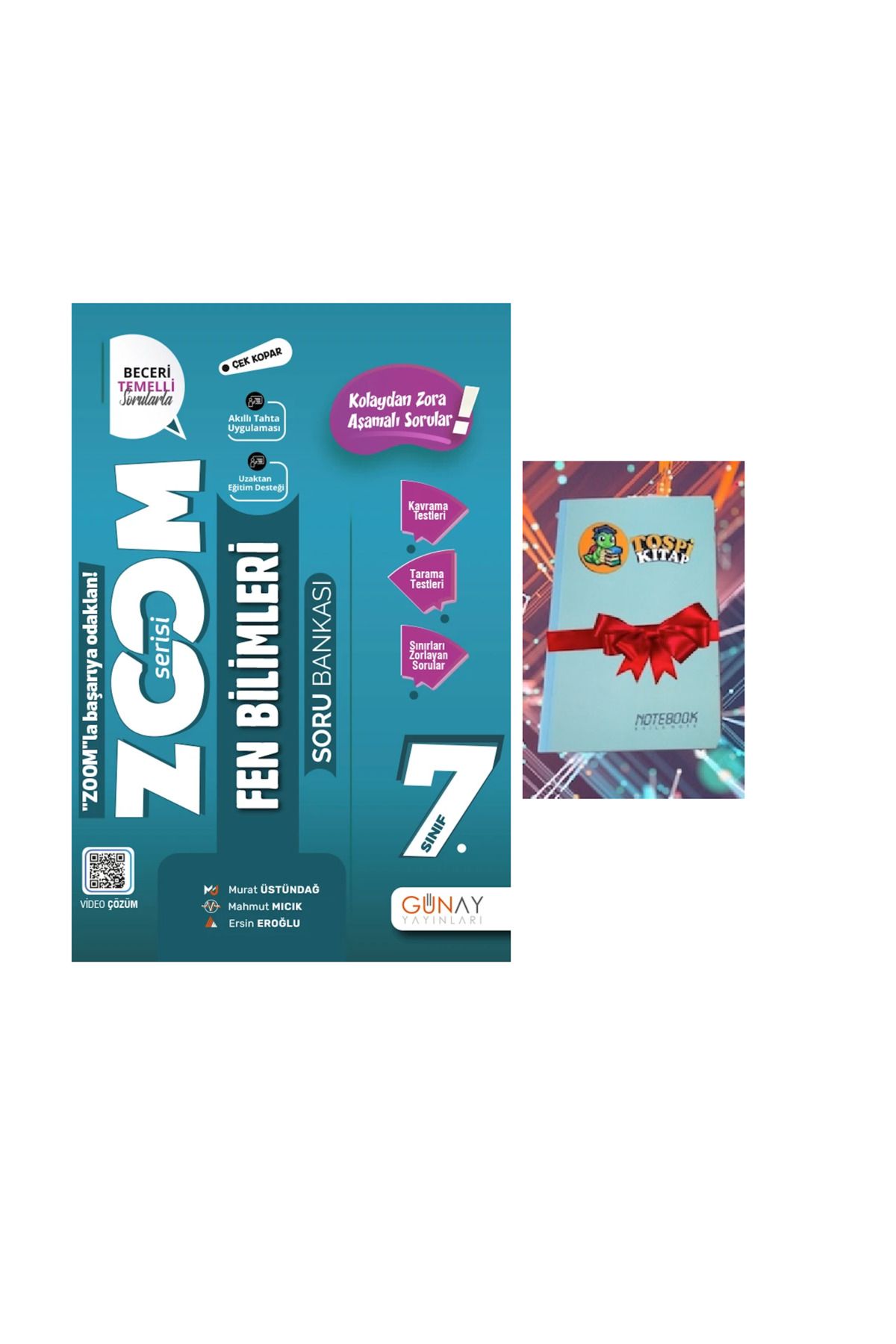 Günay Yayınları 7.SINIF ZOOM SERİSİ FEN BİLİMLERİ (NOT DEFTERİ HEDİYE)