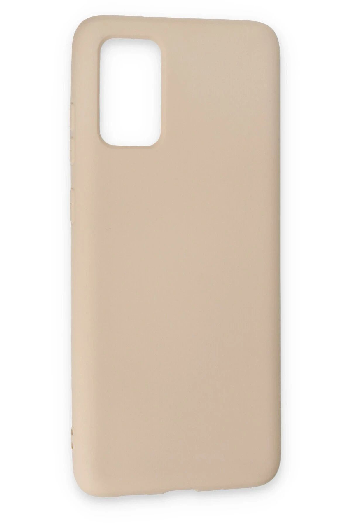 NewFace Galaxy S20 uyumlu Kılıf Nano içi Kadife Silikon - Pudra BSTMY