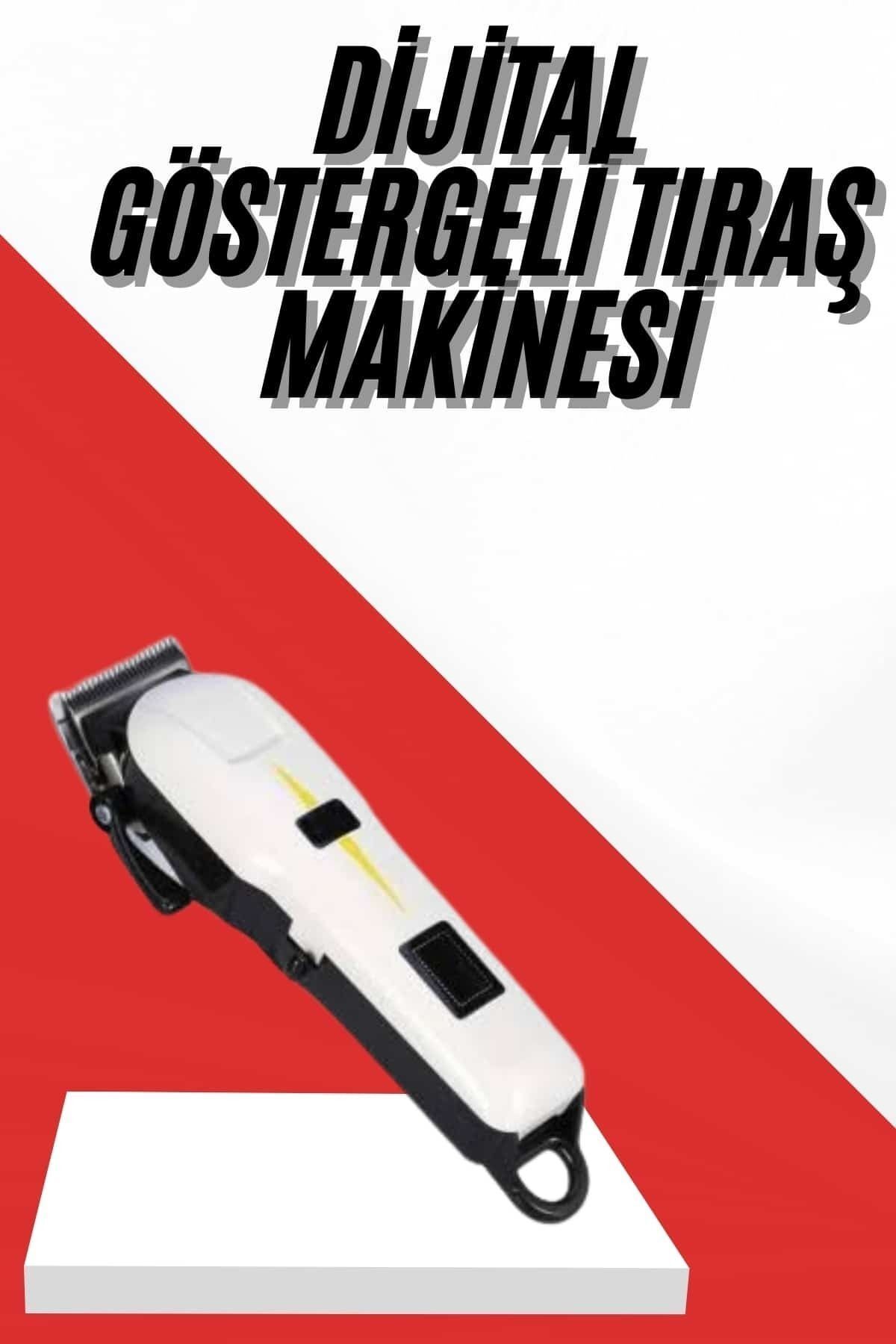 teknotrust Profesyonel Şarjlı Tıraş Makinesi Turbo Kablosuz Saç Kesme Makinesi