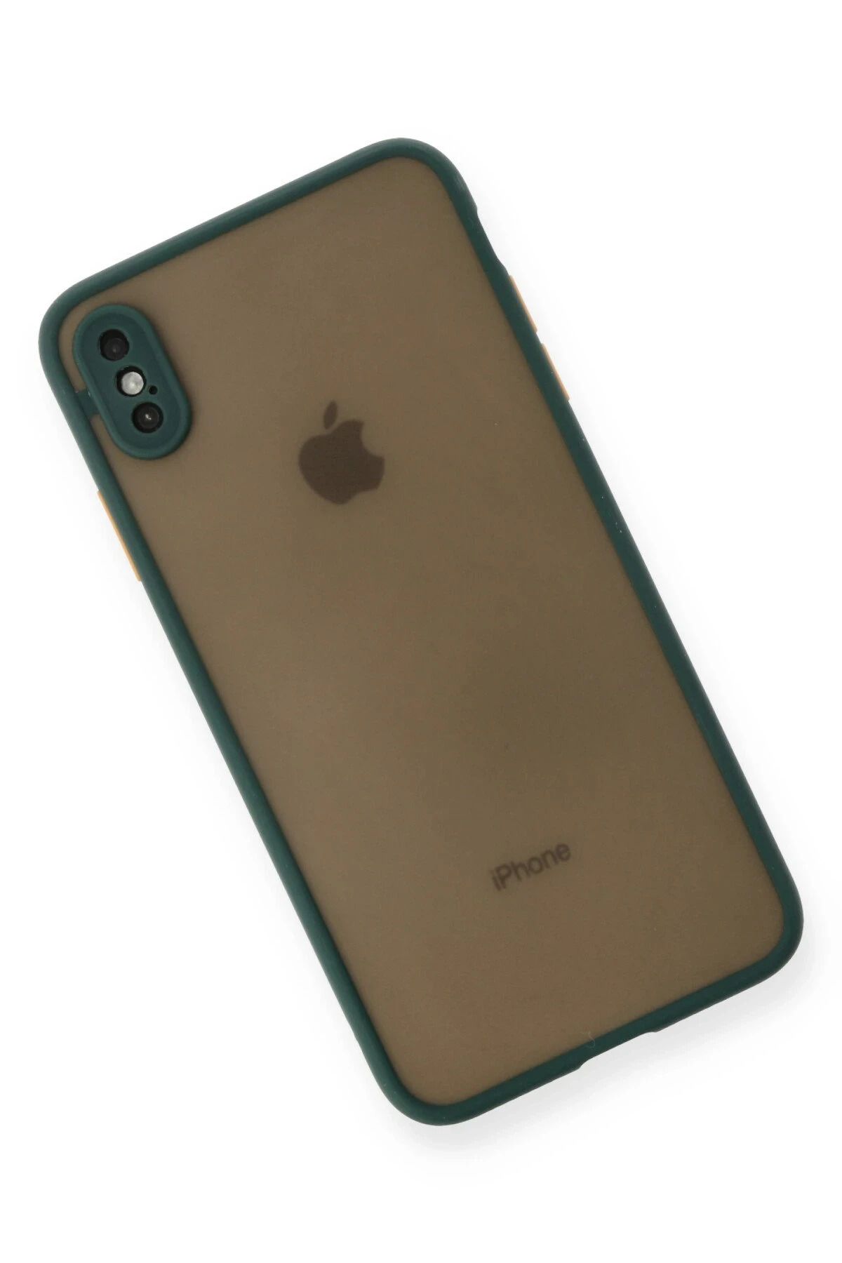 NewFace iPhone X Kılıf Montreal Silikon Kapak - Yeşil SVLRS