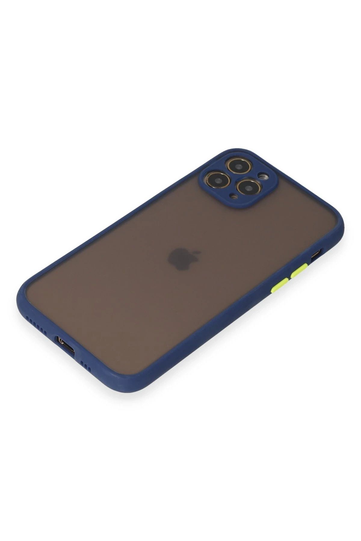 NewFace iPhone 11 Pro Kılıf Montreal Silikon Kapak - Lacivert SVLRS