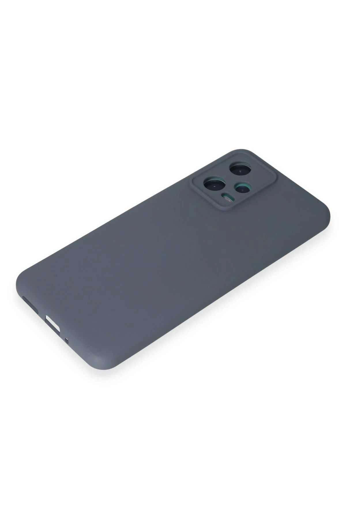 NewFace Xiaomi Redmi Note 12 5G uyumlu  Kılıf Nano içi Kadife Silikon - Gri BSTMY