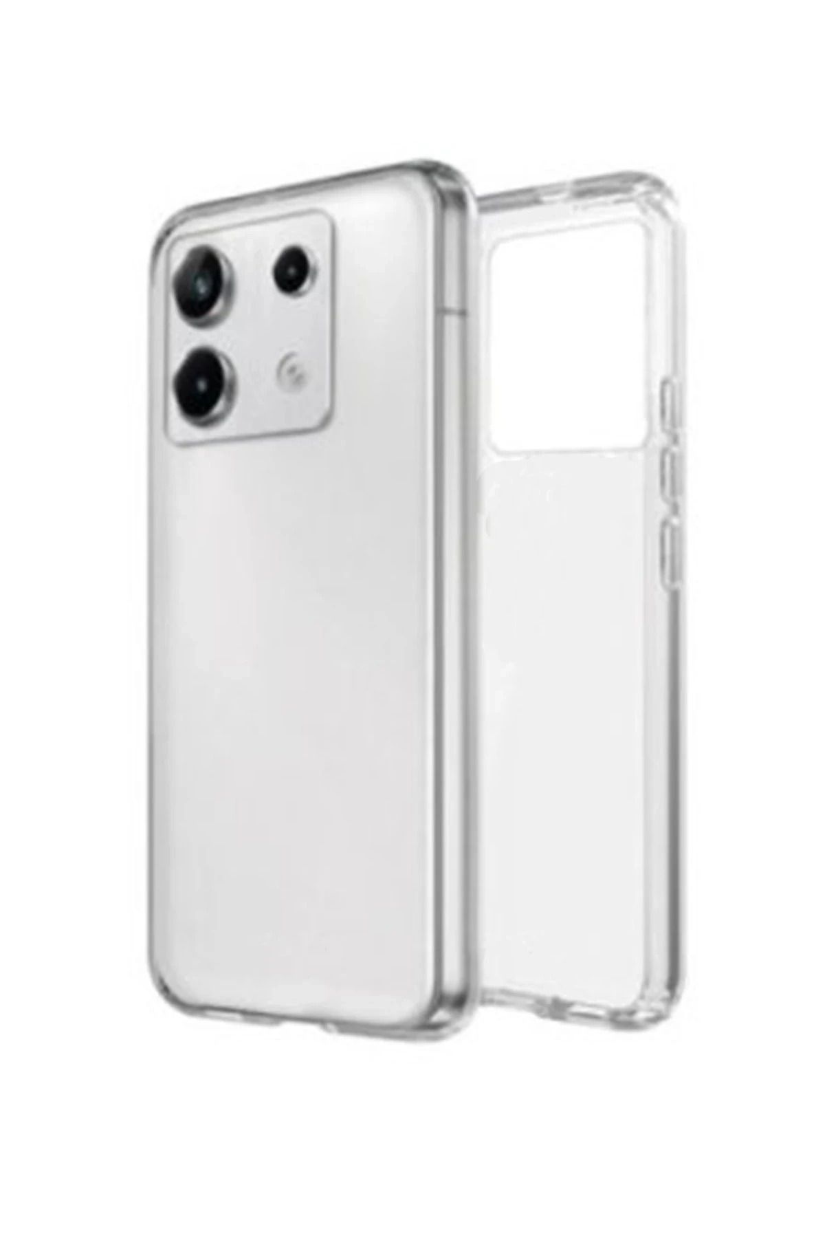 NewFace Xiaomi Poco X6 Kılıf Lüx Şeffaf Silikon BSTMY