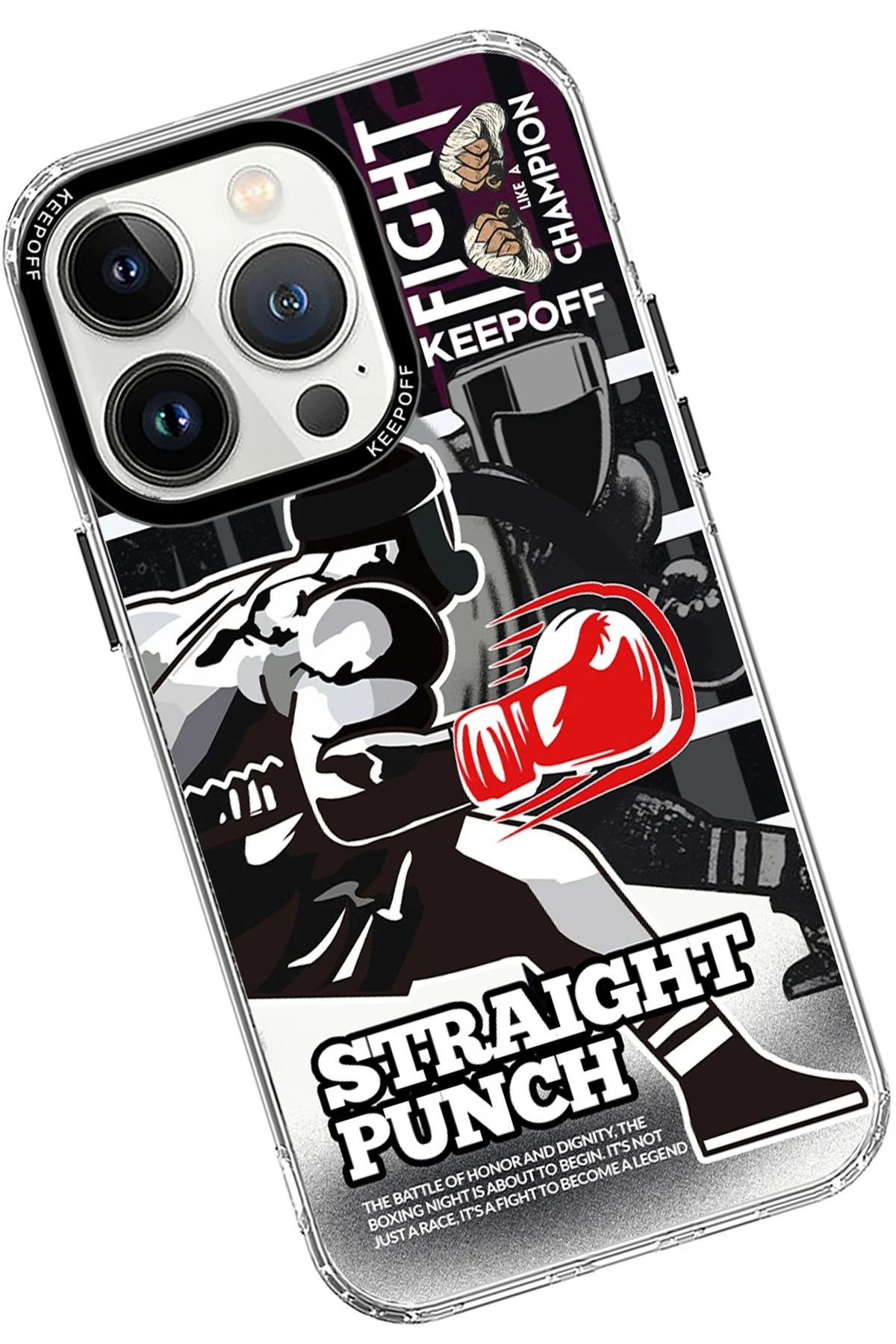 Keep Off iPhone 15 Pro Arena Fighting Magsafe Kapak - Duel BSTMY
