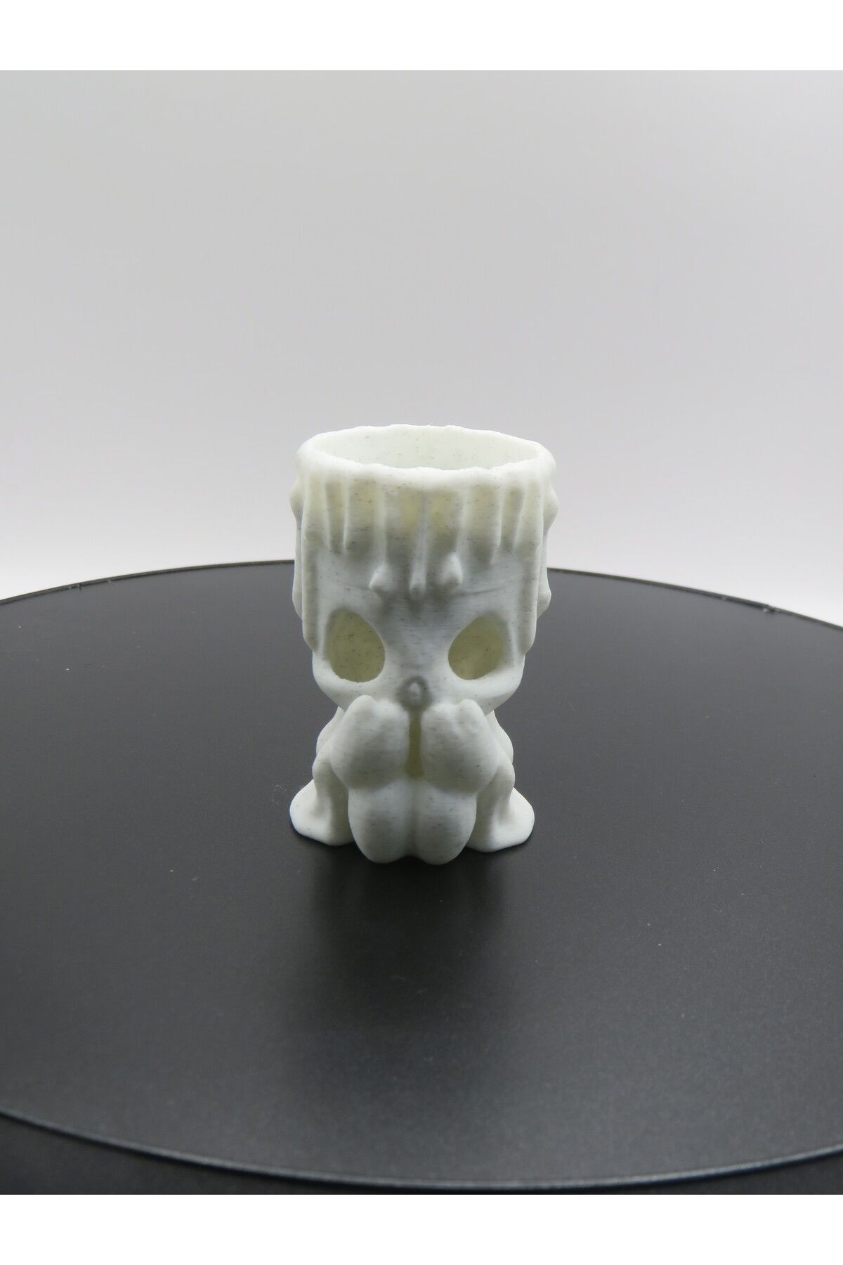MODA Hayalet Figürlü Tealight Mumluk – Korku Temalı Dekoratif Mumluk + Mum Dahil