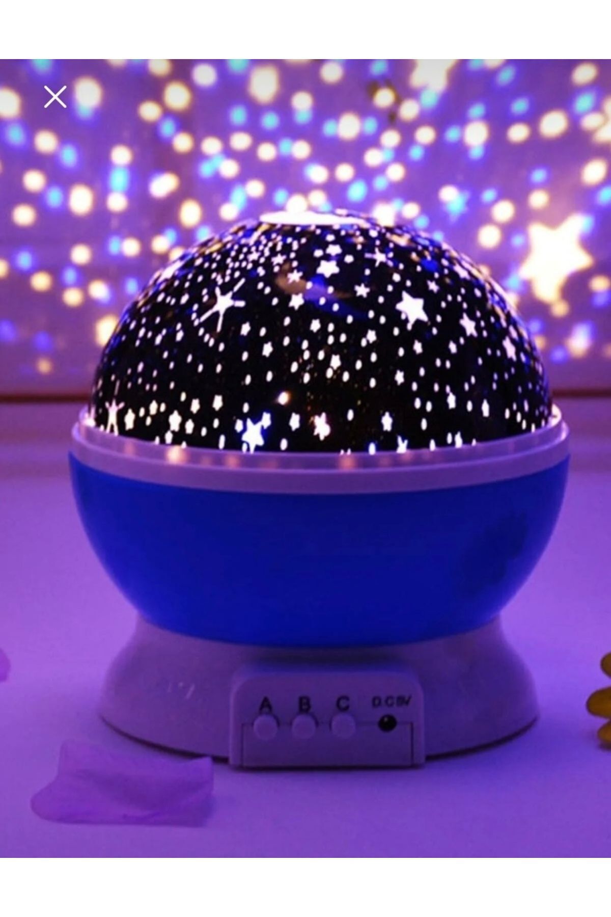 holy Starmaster Projeksiyonlu Dönen Gece Lambası Yıldızlı Gece Lambası