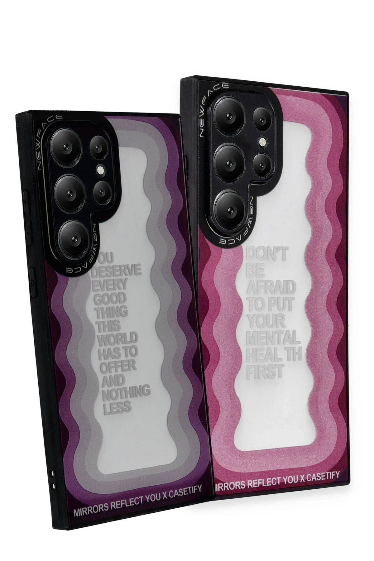 NewFace Galaxy S23 Ultra Uyumlu Kılıf Mirror Desenli Kapak - Mirror - 11 BSTMY