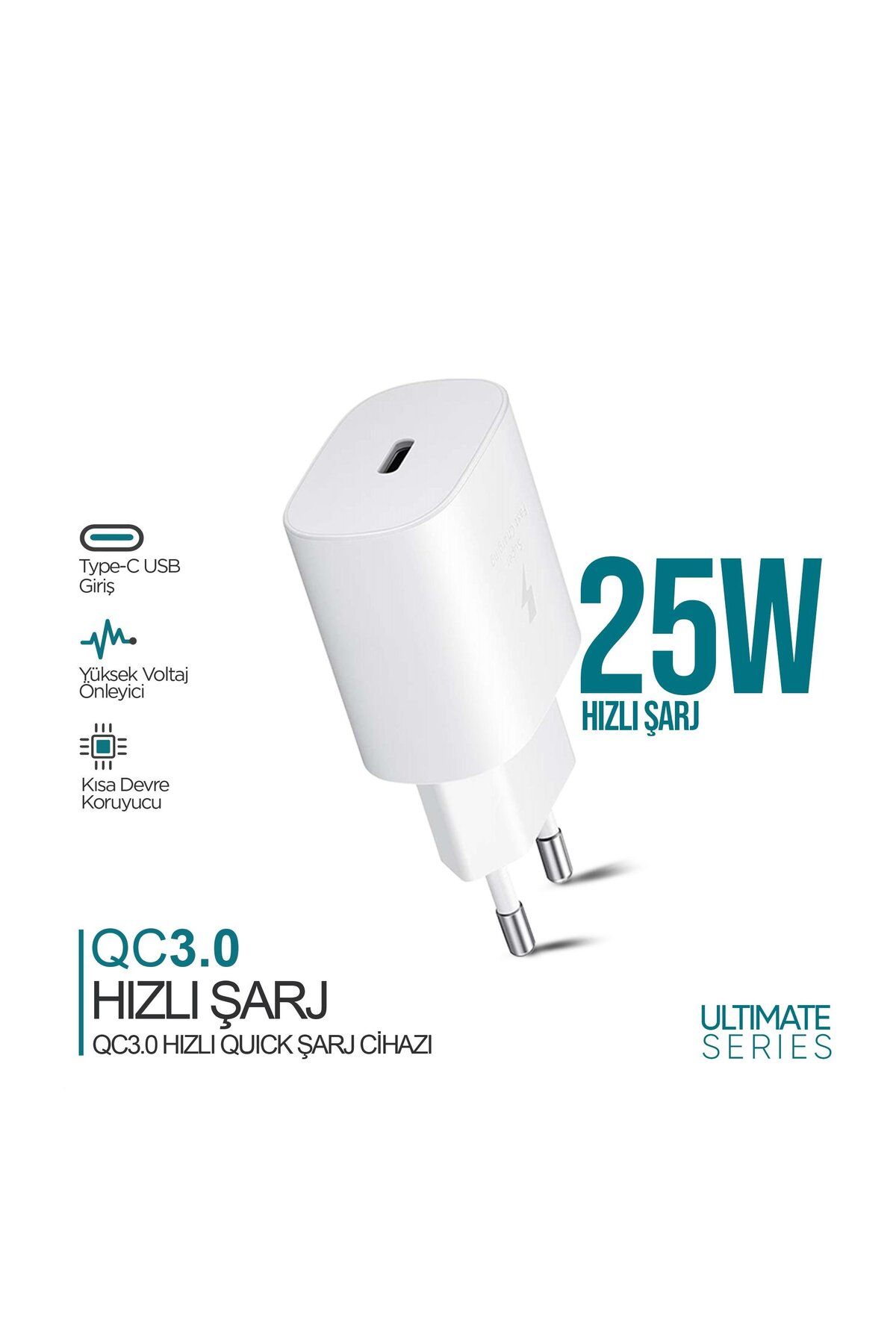 Remiuse Phixi Ultimate UPD4125 25W PD Girişli Hızlı Şarj Adaptörü