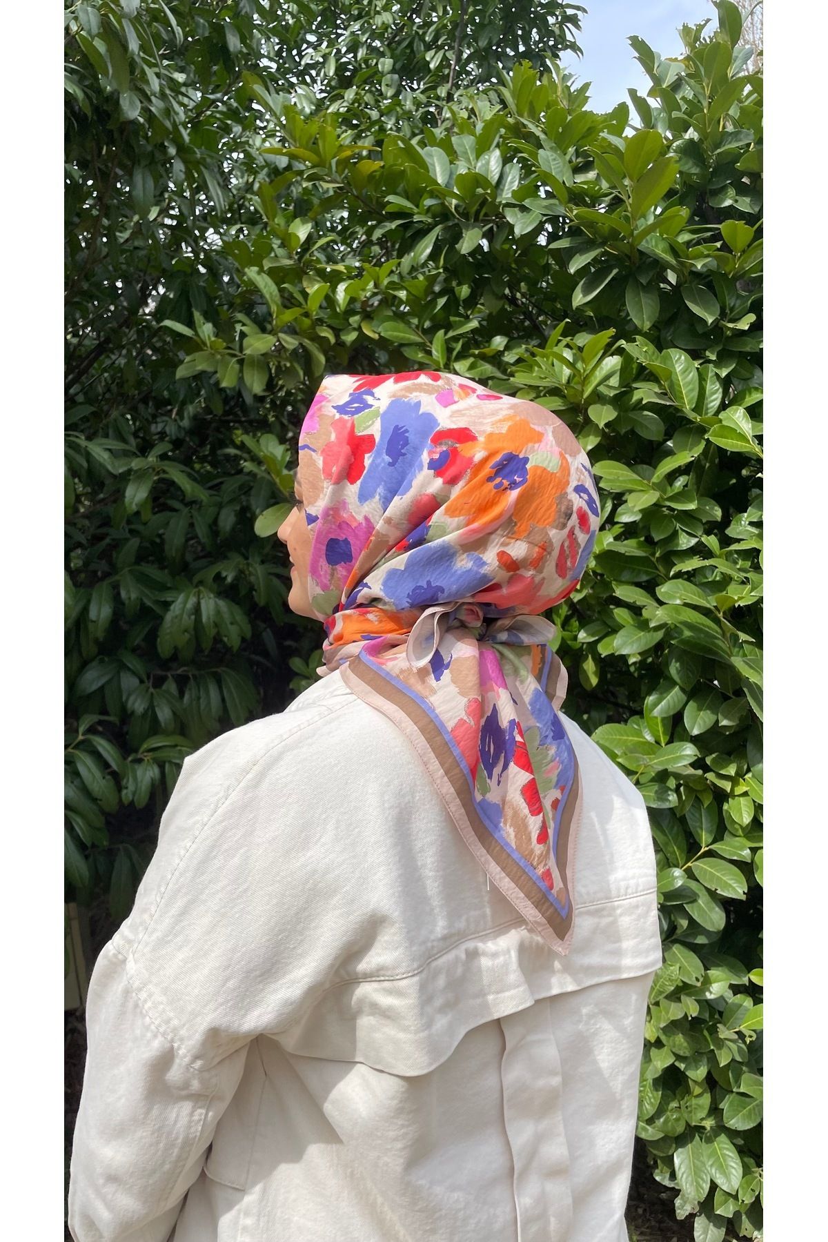 ELVİN SCARFS Organik Modal ipek Eşarp