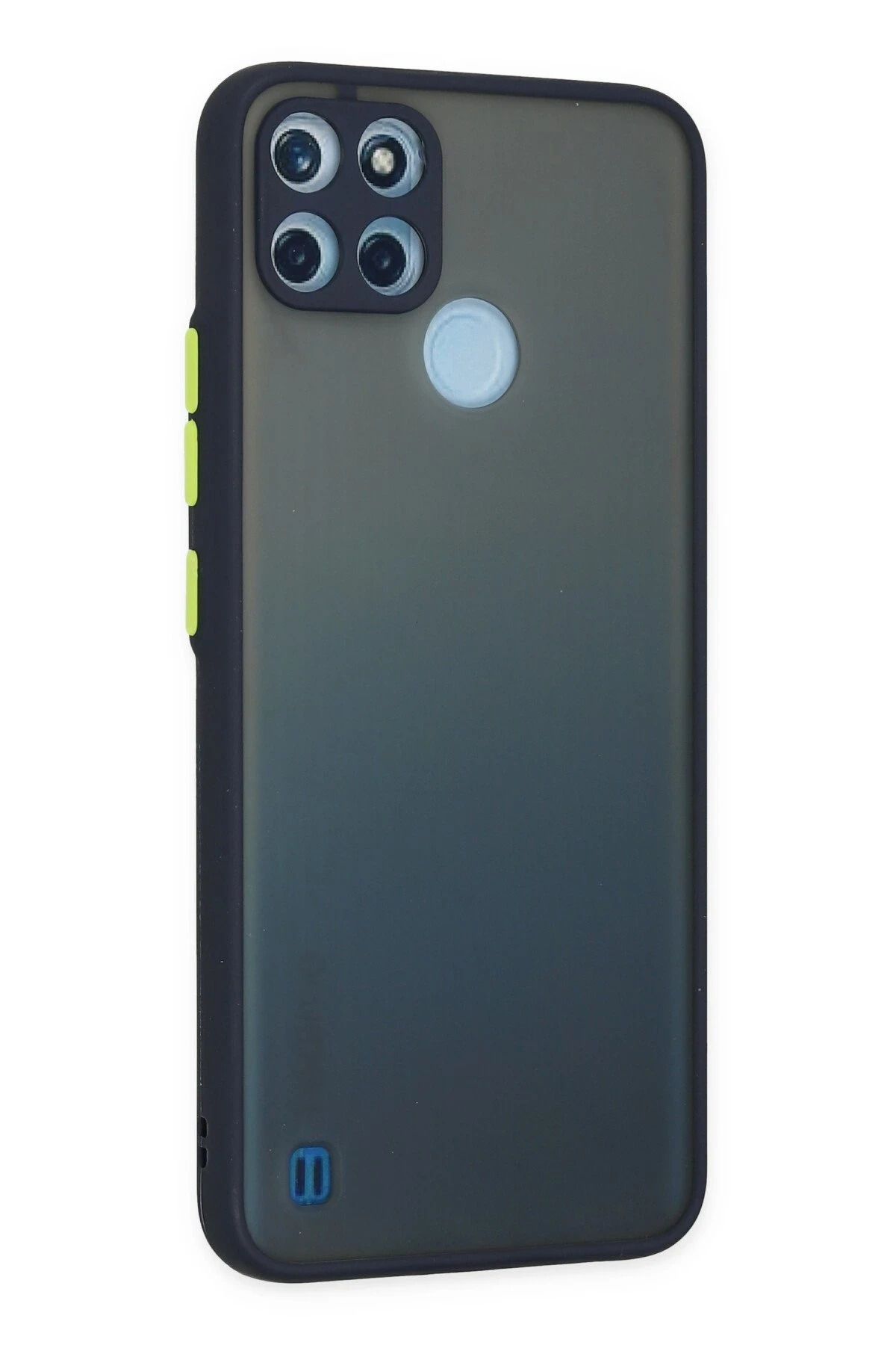 NewFace Realme C21Y Kılıf Montreal Silikon Kapak - Lacivert BSTMY