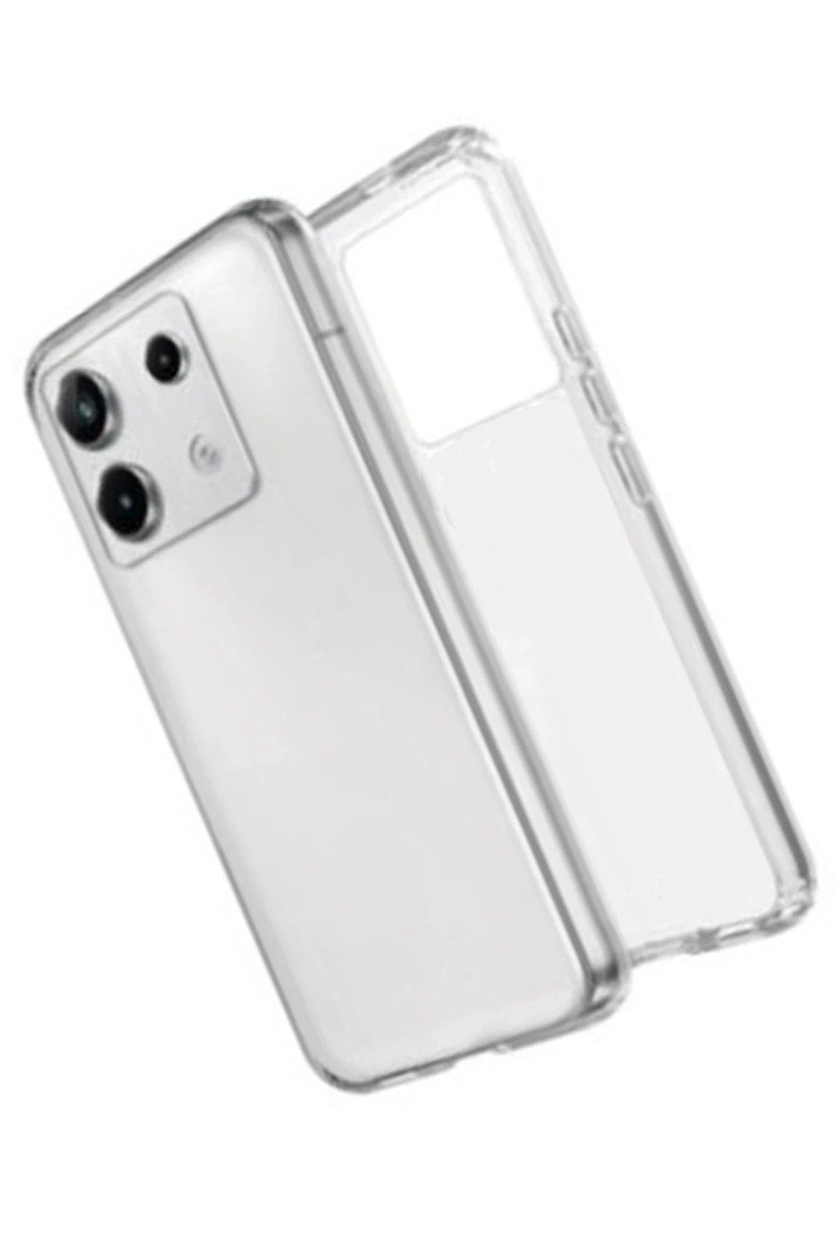 NewFace Xiaomi Redmi Note 13 Pro 4G Kılıf Lüx Şeffaf Silikon BSTMY