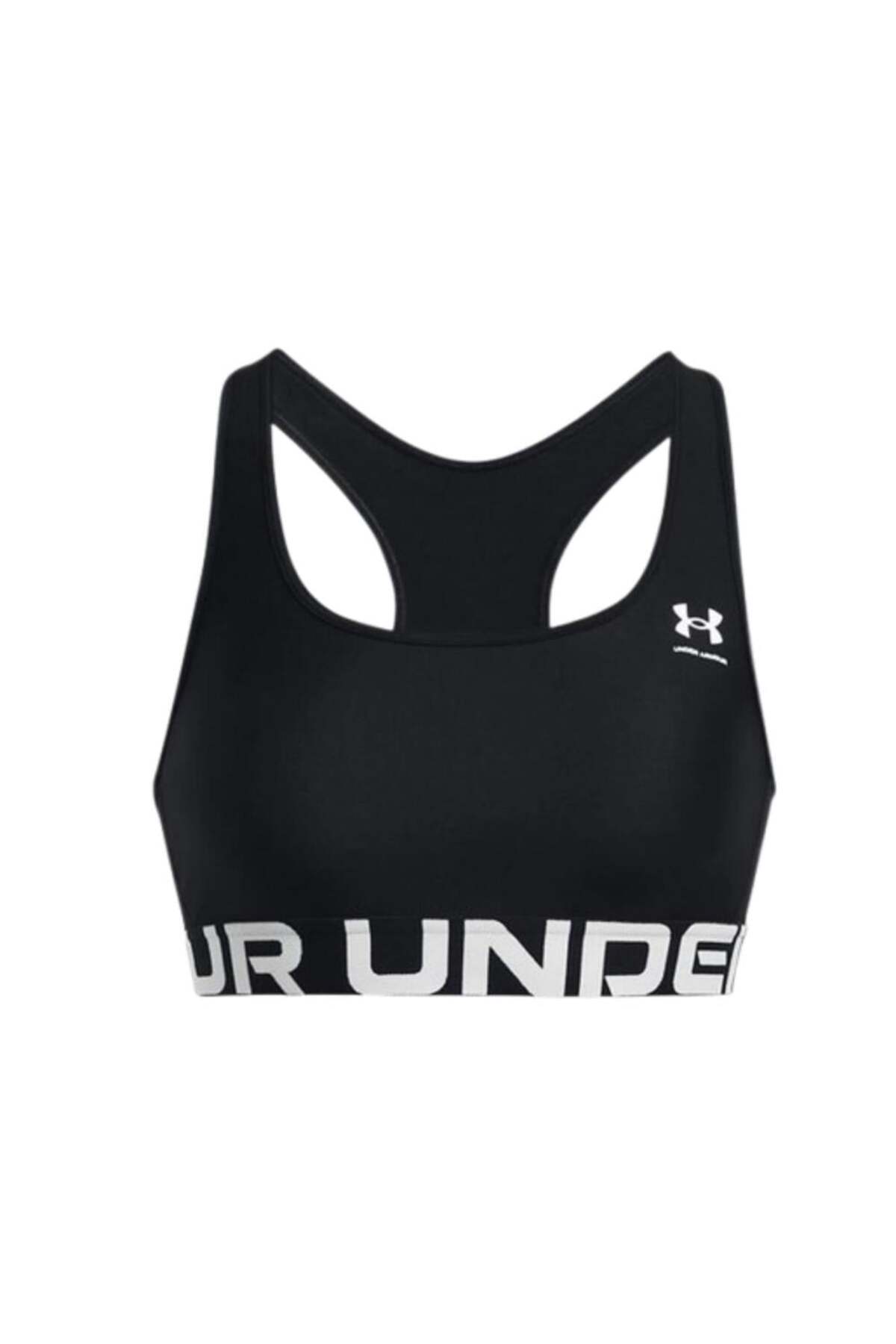 Under Armour Ua Hg Mid Branded 1383544-001 Siyah Sporcu Sütyeni