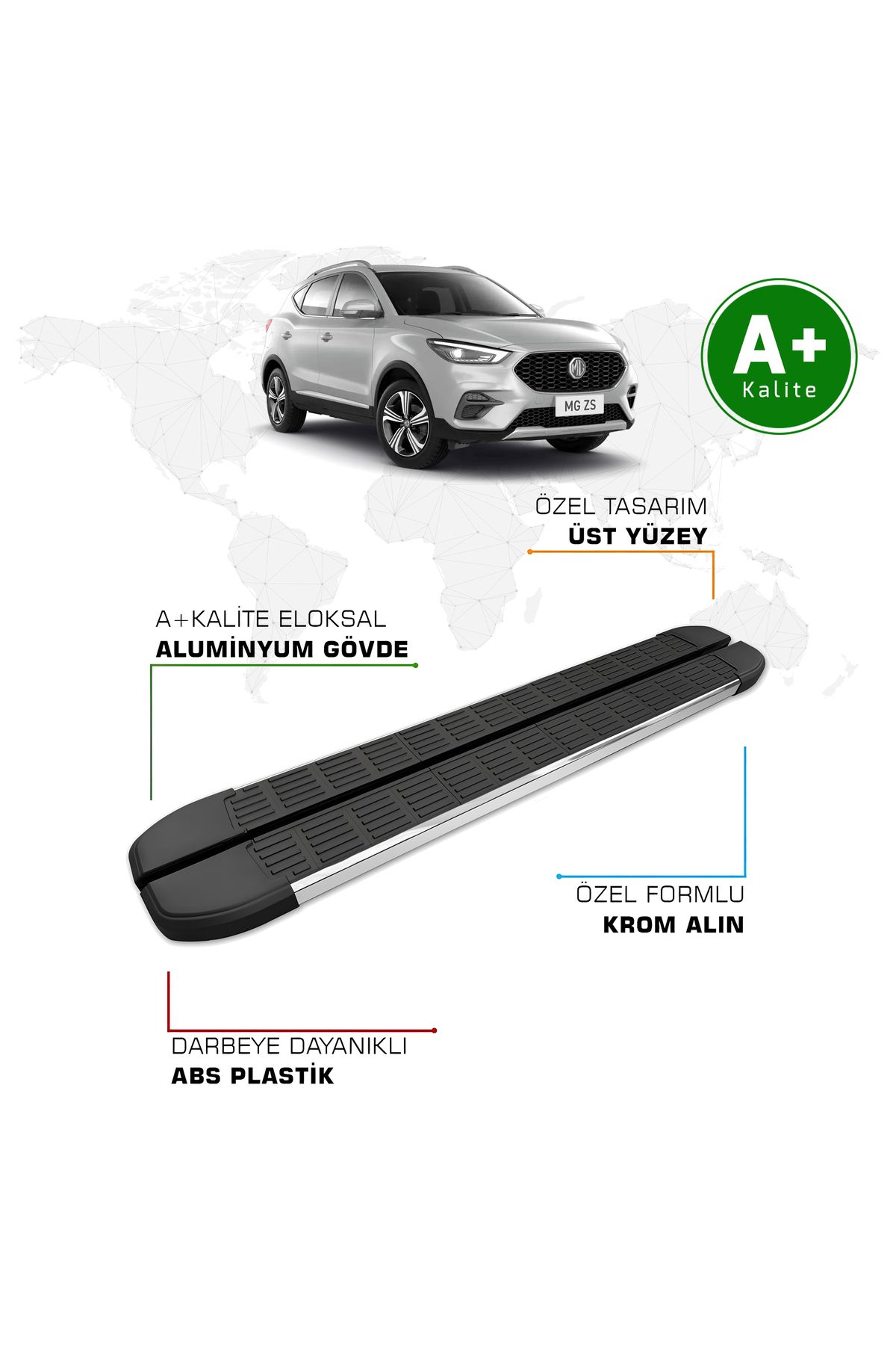 FA OTO AKSESUAR MG ZS Yan Basamak 2018 Model ve Sonrası S-Line