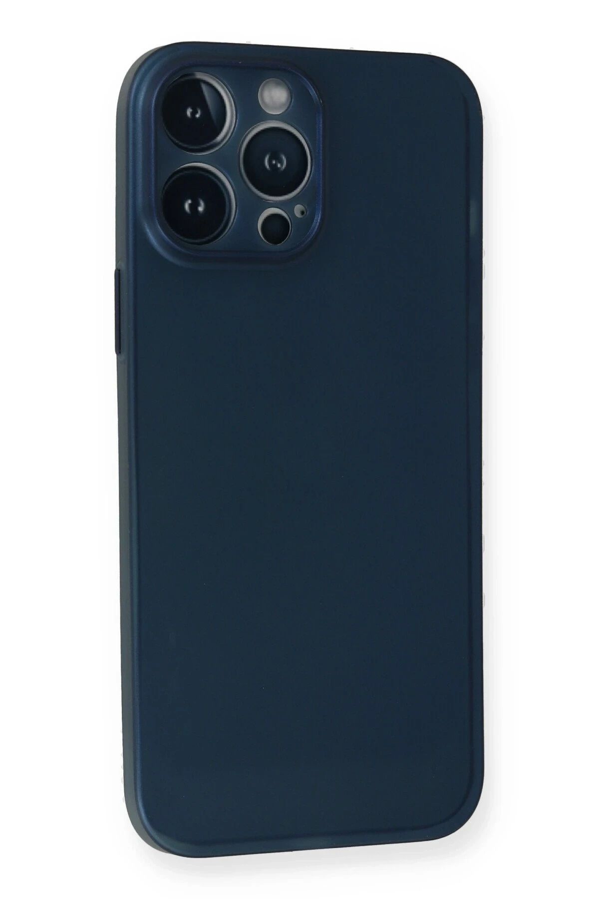 NewFace iPhone 14 Pro Kılıf PP Ultra İnce Kapak - Mavi BSTMY