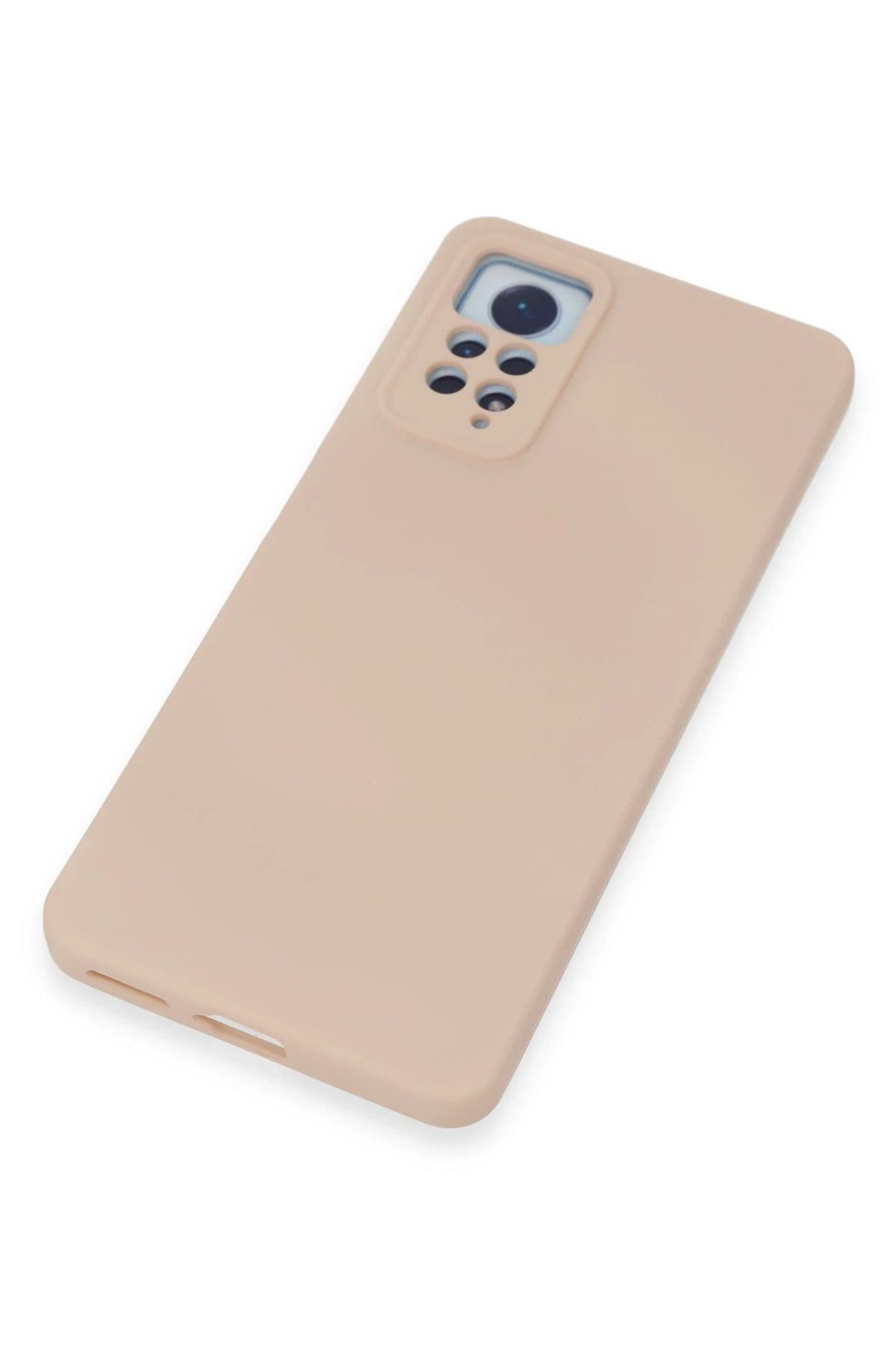 NewFace Xiaomi Redmi Note 12 Pro 4G Kılıf Nano içi Kadife Silikon - Pudra SVLRS
