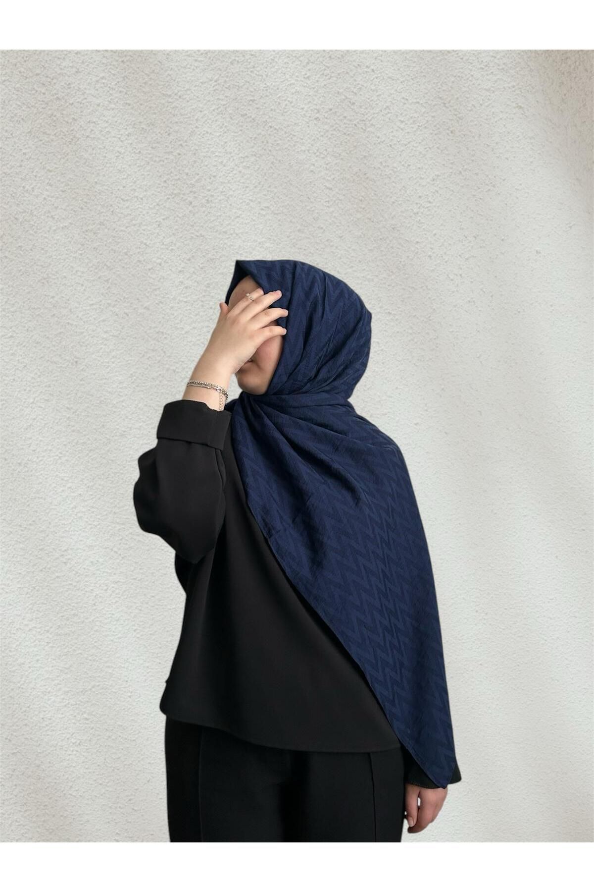 NEOMOON Zikzak Desen Soft Şal