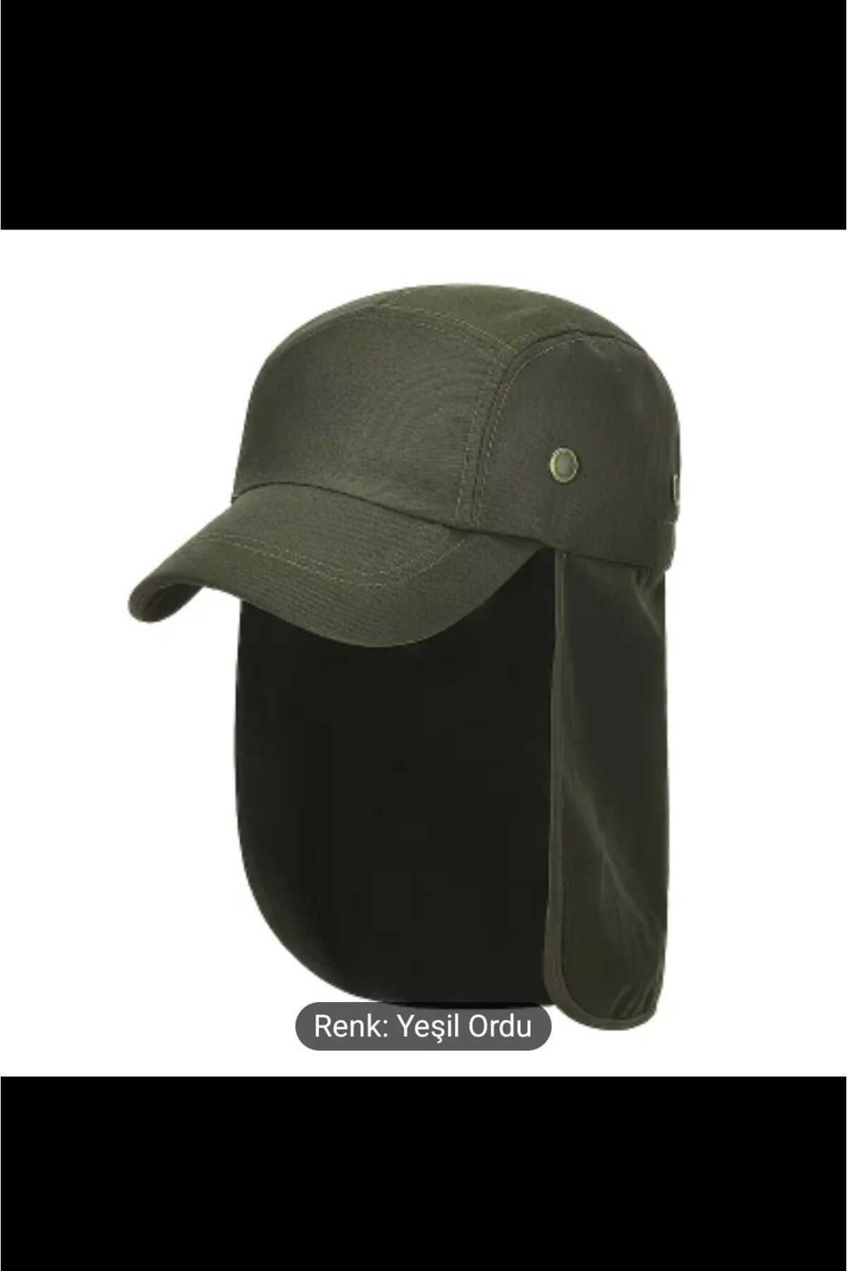 WOHOME Arkadan Perdeli Lejyoner Cap Şapka Unisex Şapka