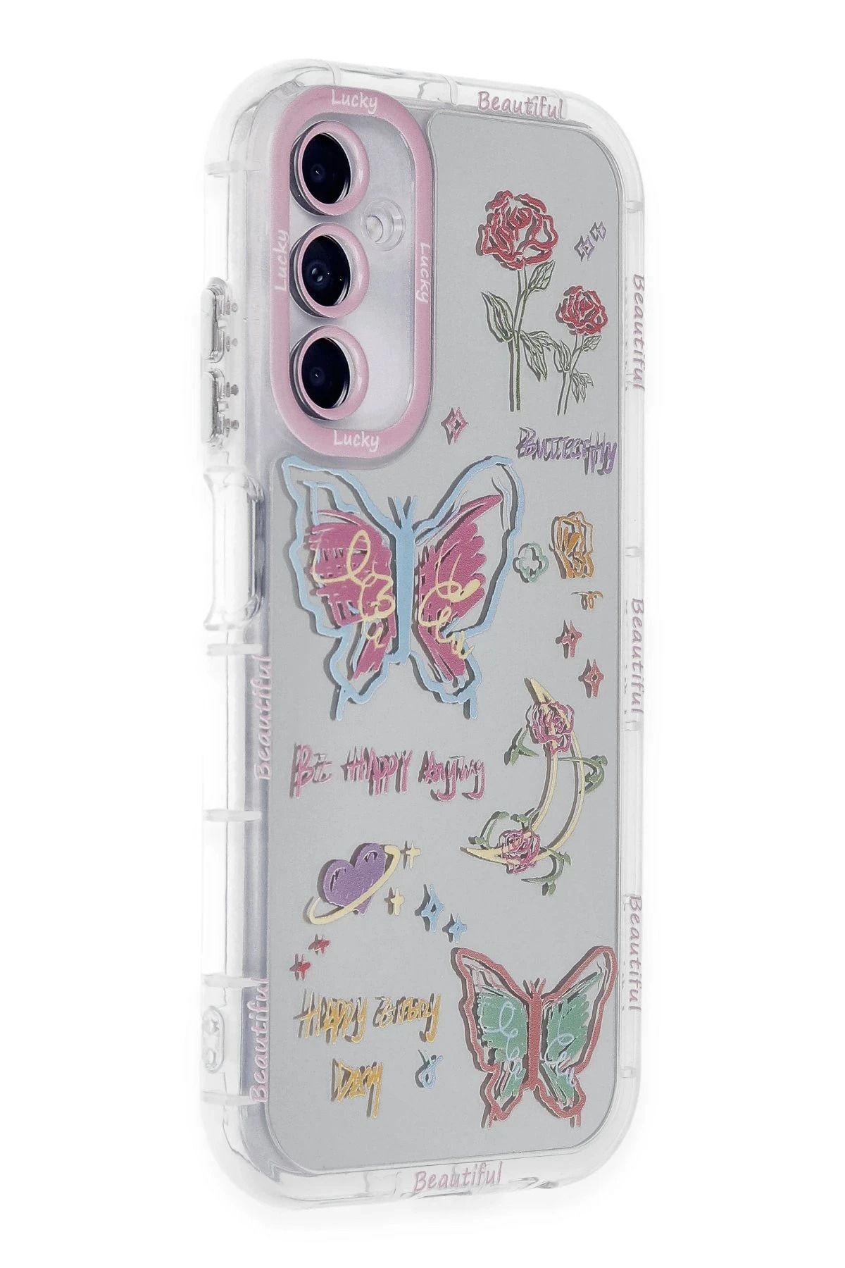 NewFace Galaxy A05S Uyumlu Kılıf Reflexion Desenli Kapak - Desen 8 BSTMY