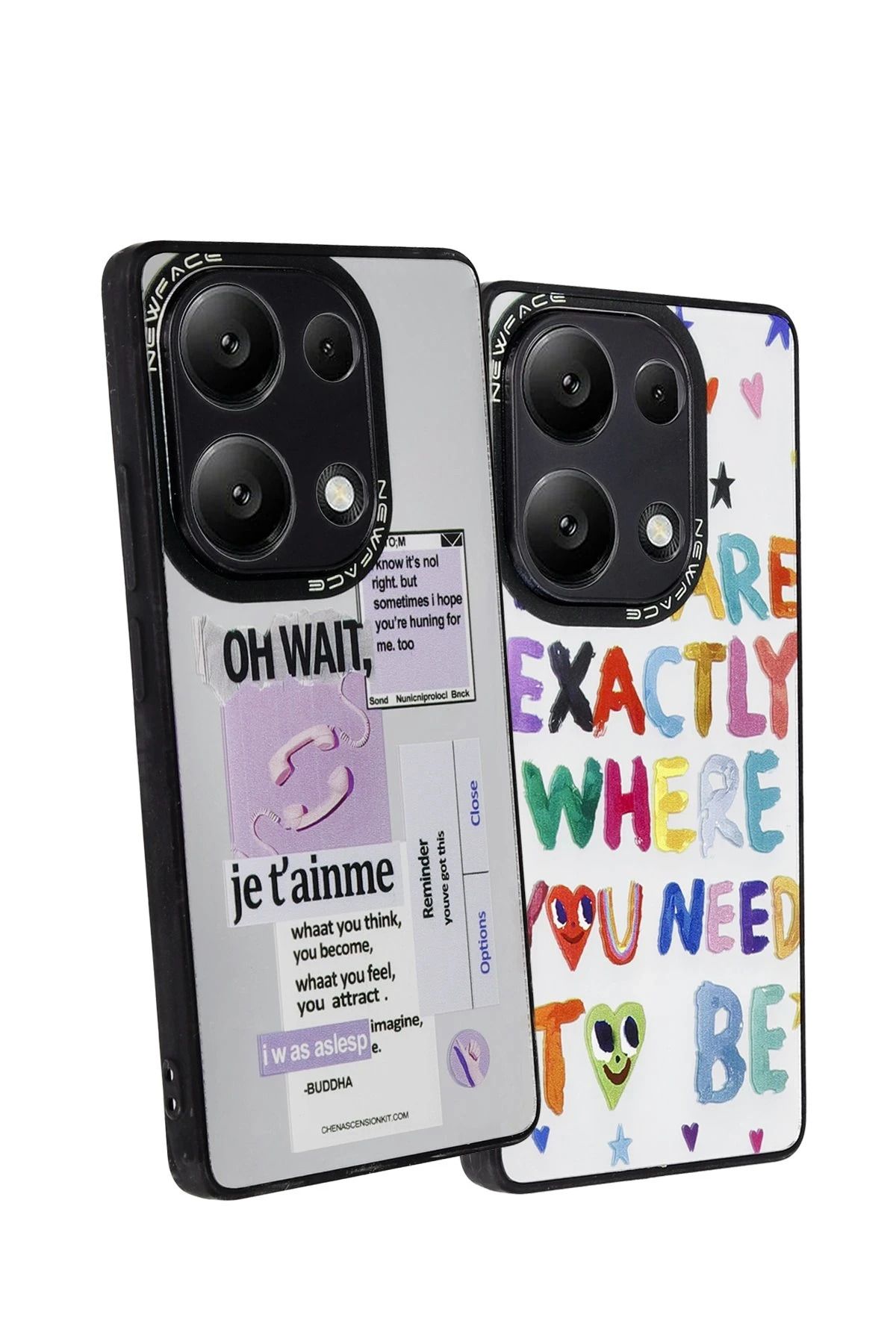 NewFace Xiaomi Redmi Note 13 Pro 5G Kılıf Mirror Desenli Kapak - Mirror - 4 NRMSA