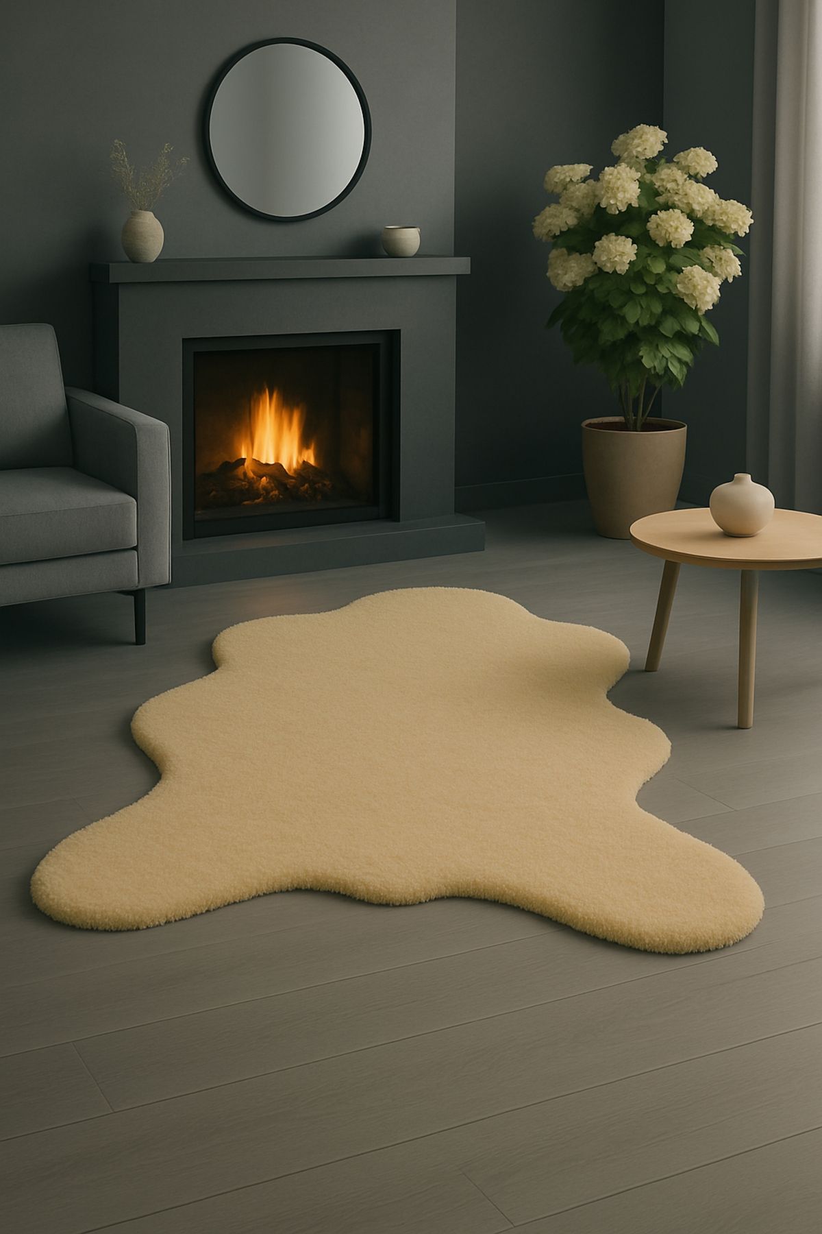 KEVLİNE Kevline Home Kaymaz Taban Post Halı Modern Salon Koridor Mutfak Halısı