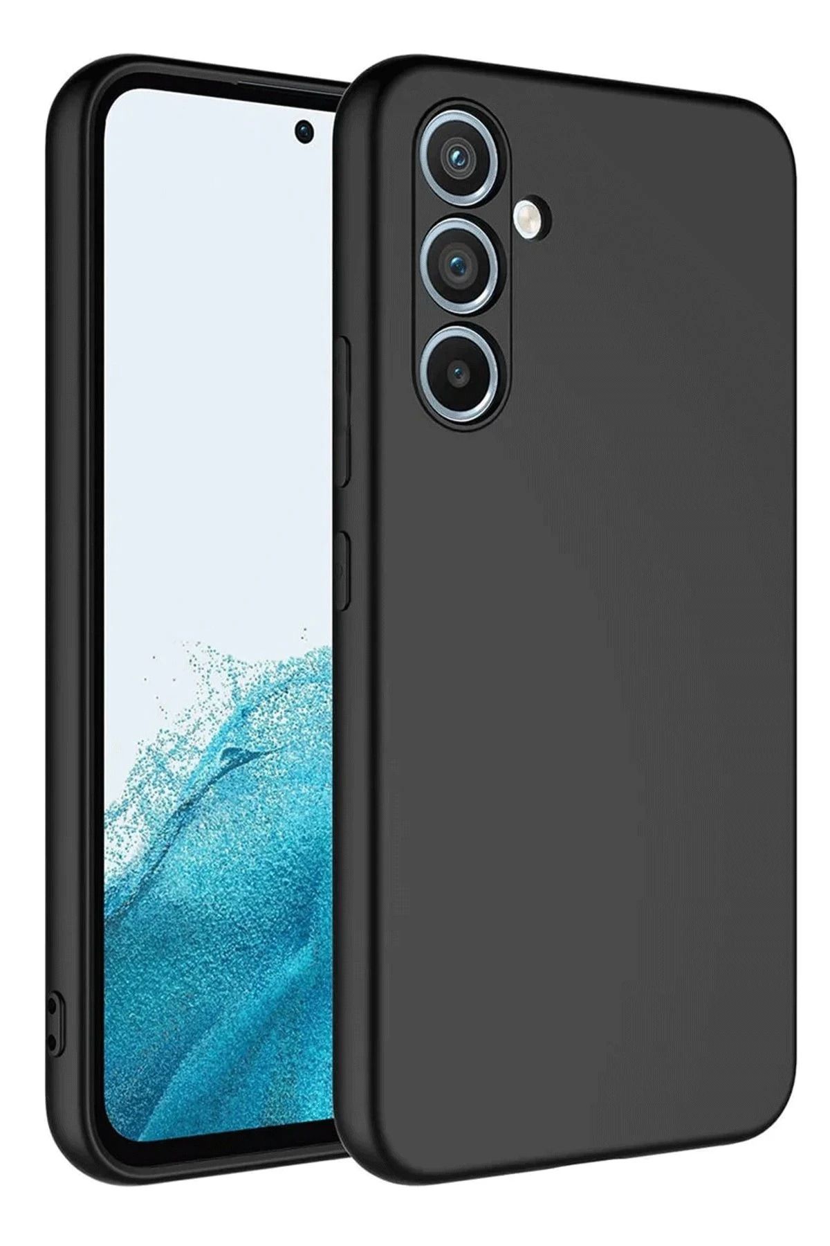 NewFace Samsung Galaxy A16 5G Kılıf First Silikon - Siyah BSTMY