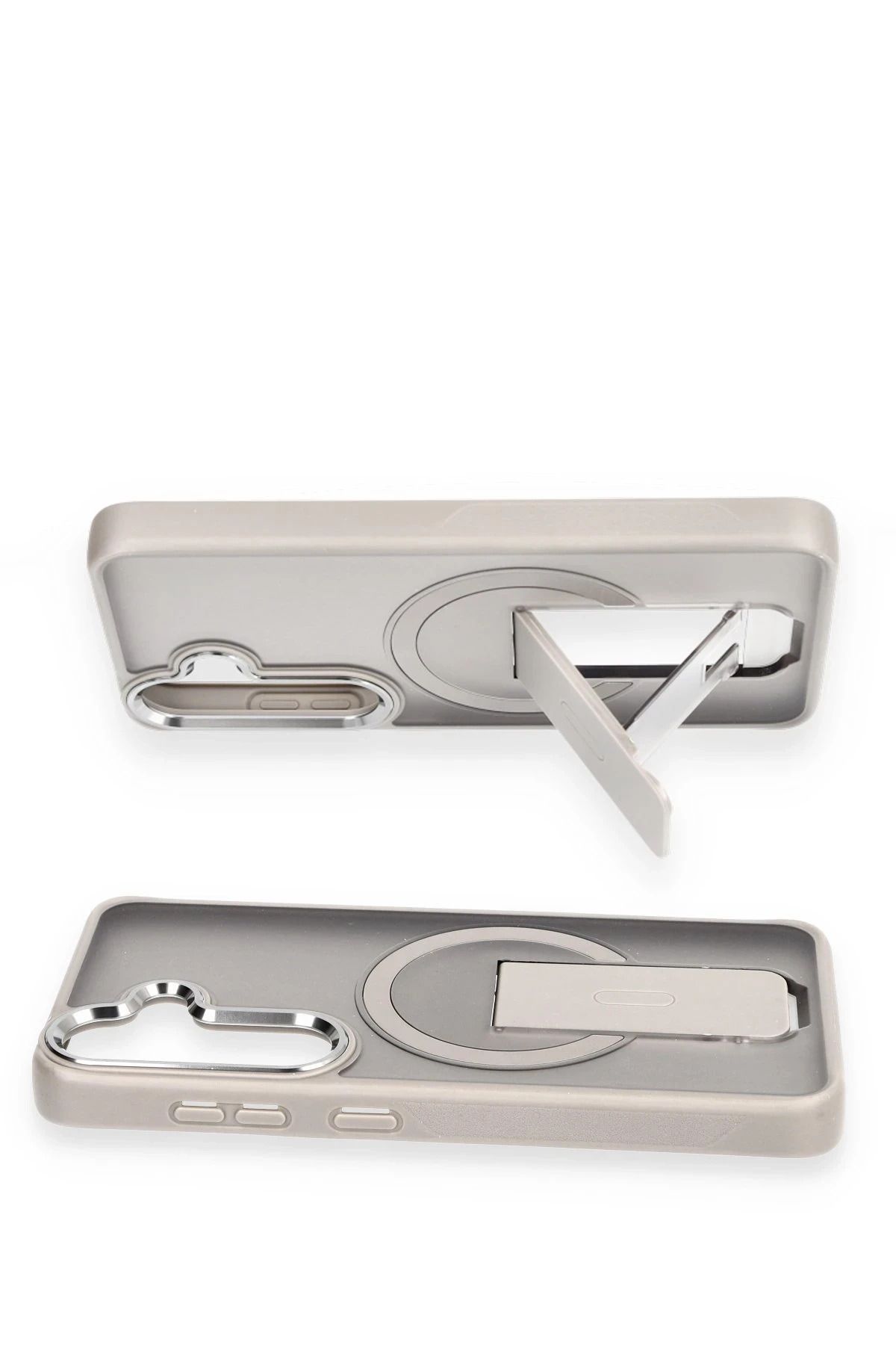 NewFace Samsung Galaxy S24 Plus Tork Magsafe Standlı Kapak - Lila BSTMY