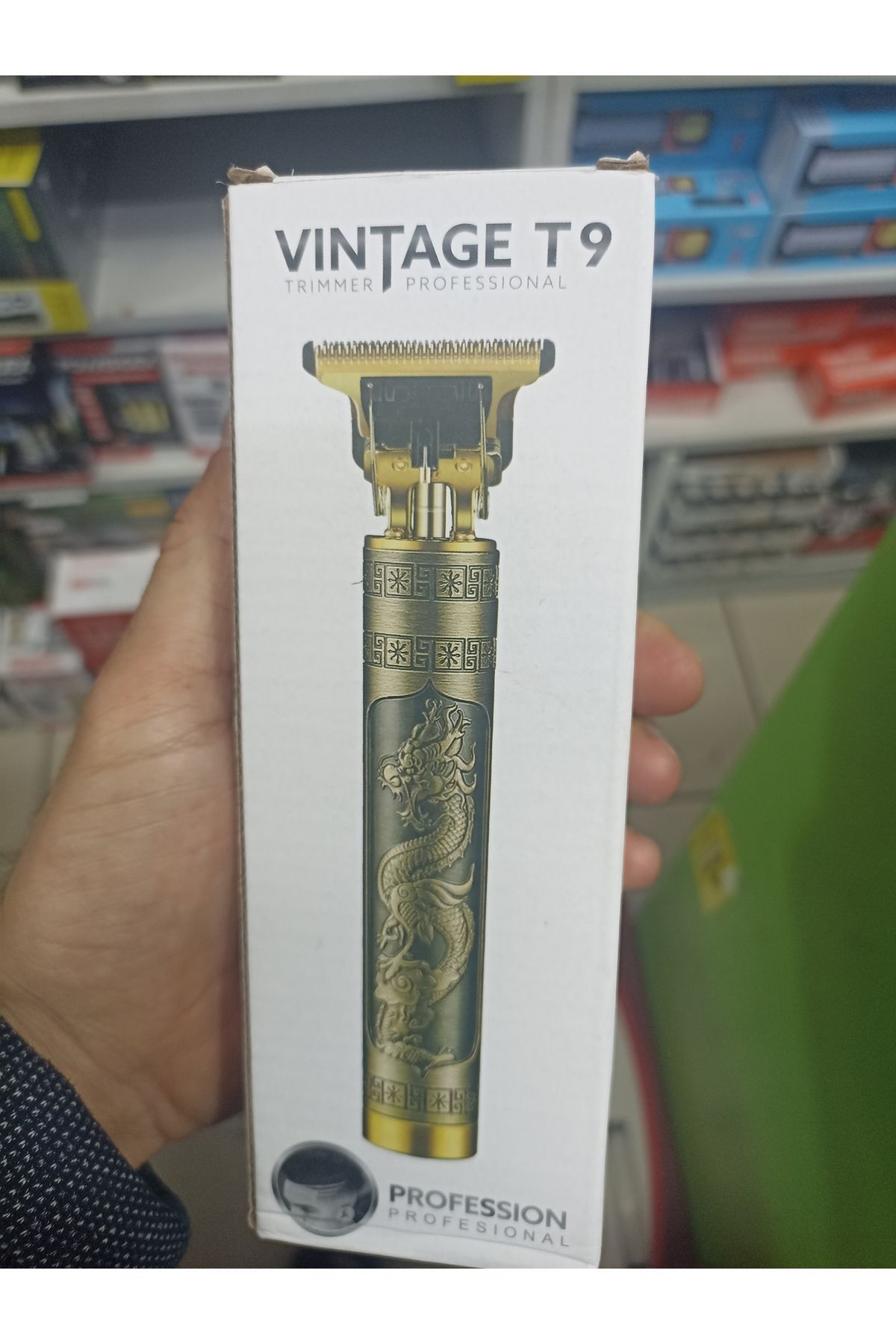 teknotrust Vıntage T9 Şarjlı Saç Sakal Kesme Makinesi Metal Kasa