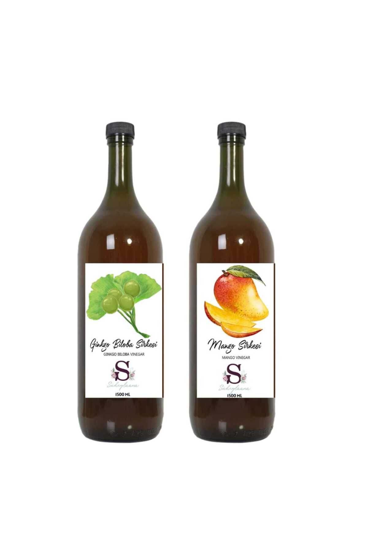 Süheylaana Doğal Ginkgo Biloba Sirkesi 1500 Ml - Doğal Mango Sirkesi 1500 Ml