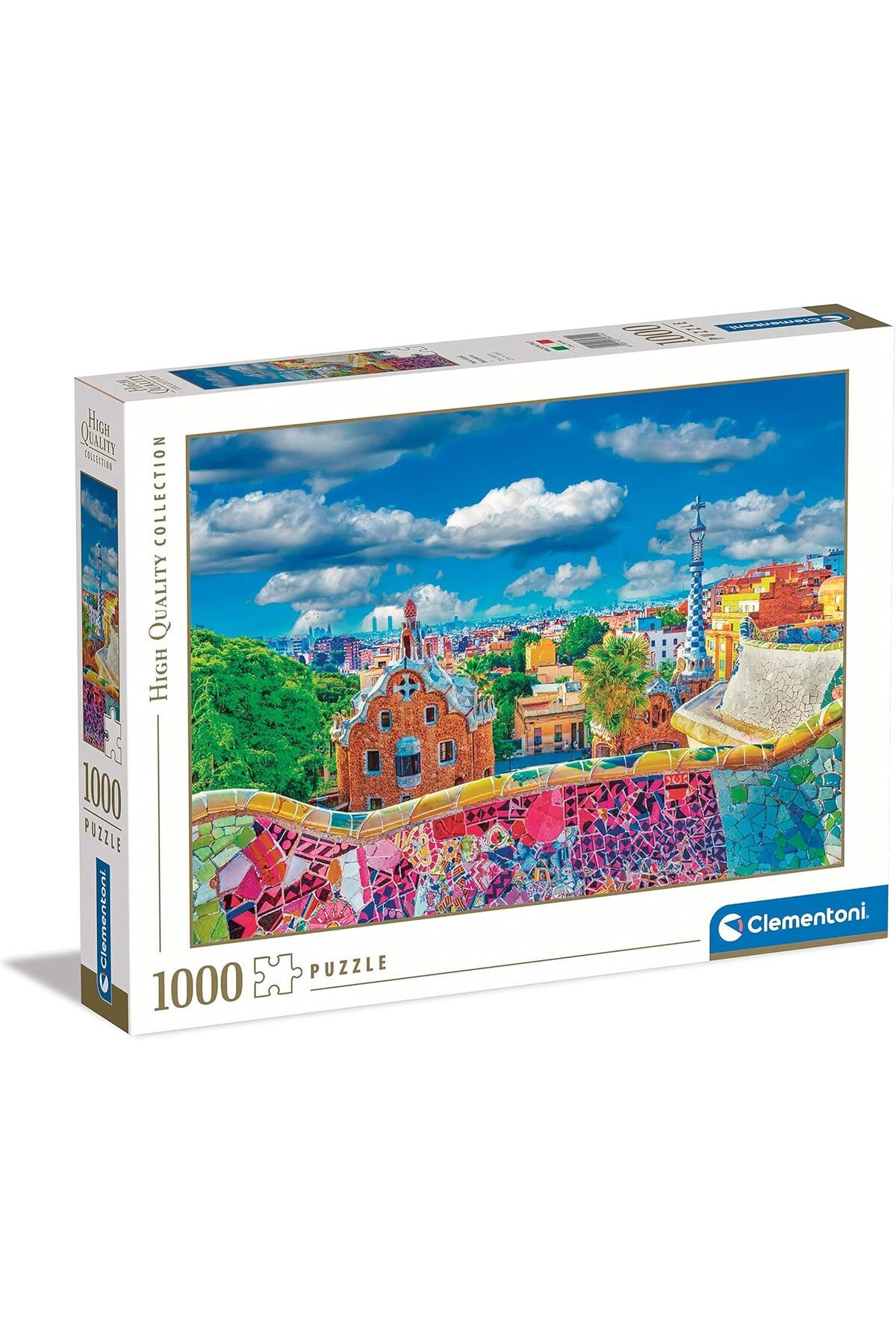 CLEMENTONI Park Güell Barcelona 1000 Parça High Quality Collection Yetişkin Puzzle
