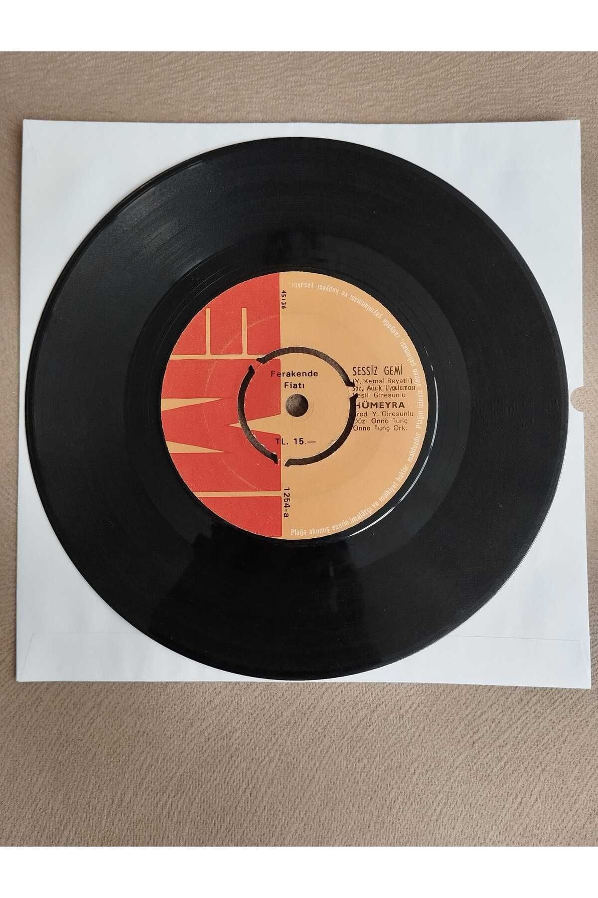 Plakperest Hümeyra – Sessiz Gemi / Şükür Verdiklerine - 1971 Türkiye Basım 45 lik Plak-2.EL
