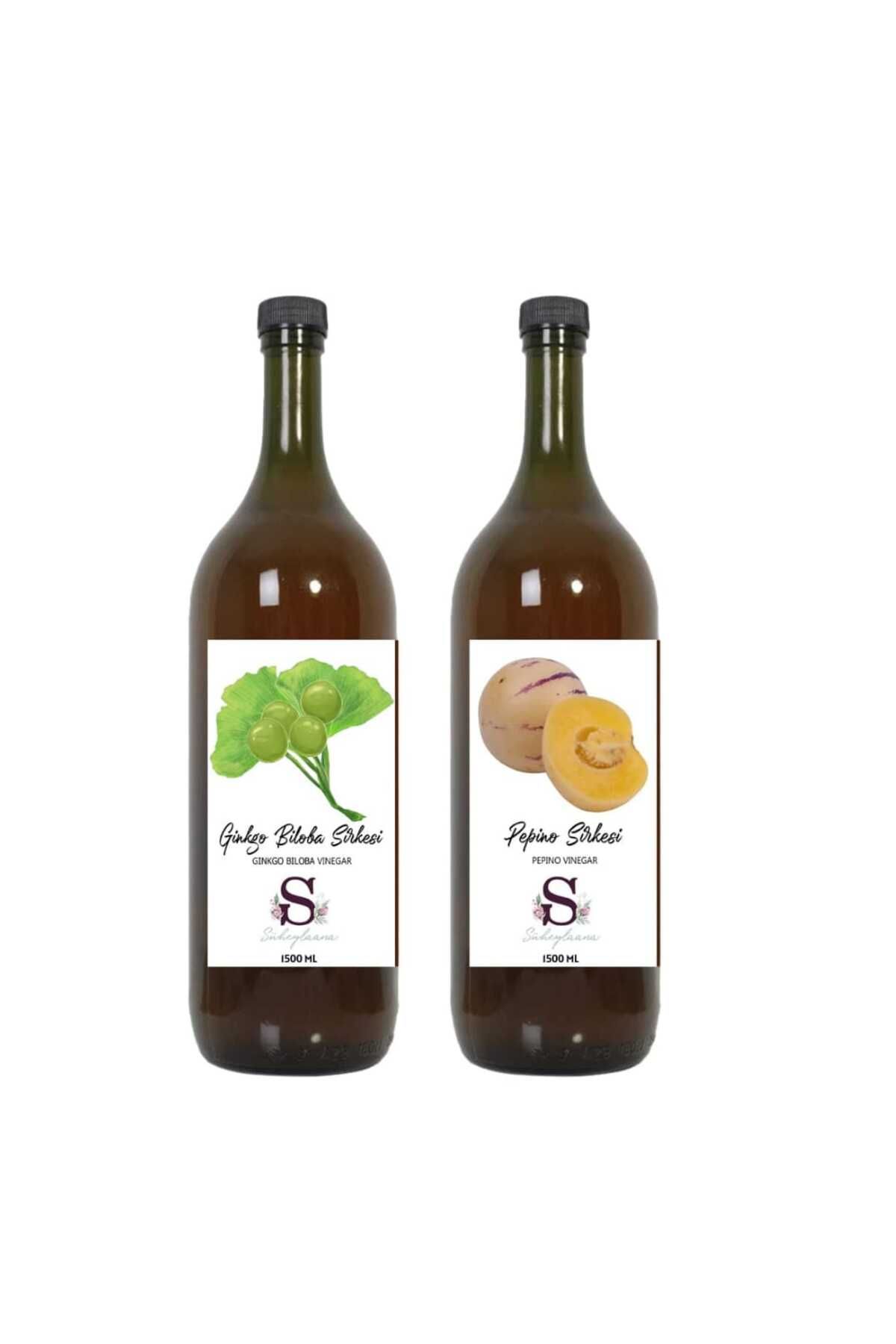 Süheylaana Doğal Ginkgo Biloba Sirkesi 1500 Ml - Doğal Pepino Sirkesi 1500 Ml