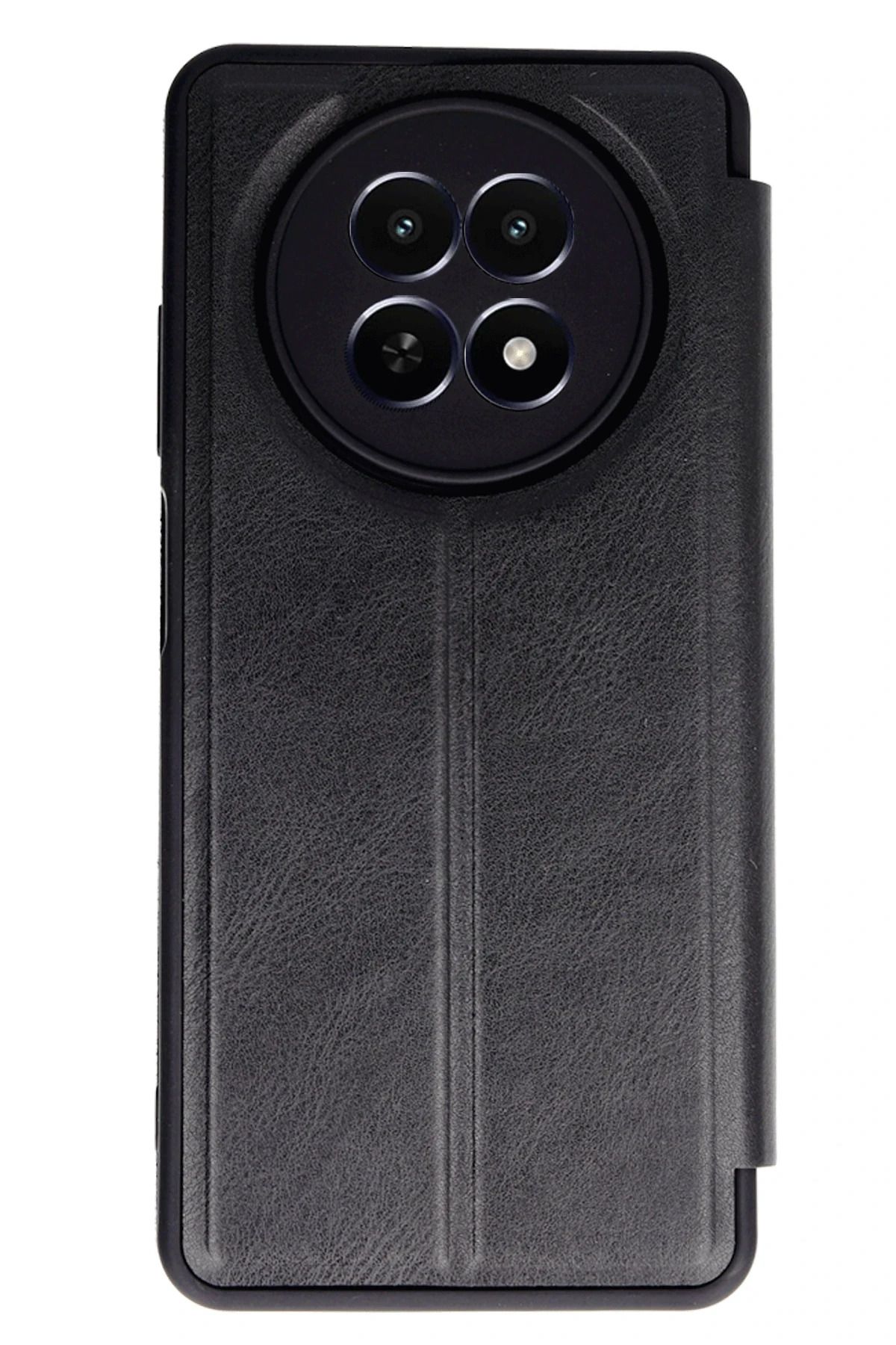 NewFace Realme 12 5G Kılıf Flip Cover - Siyah BSTMY