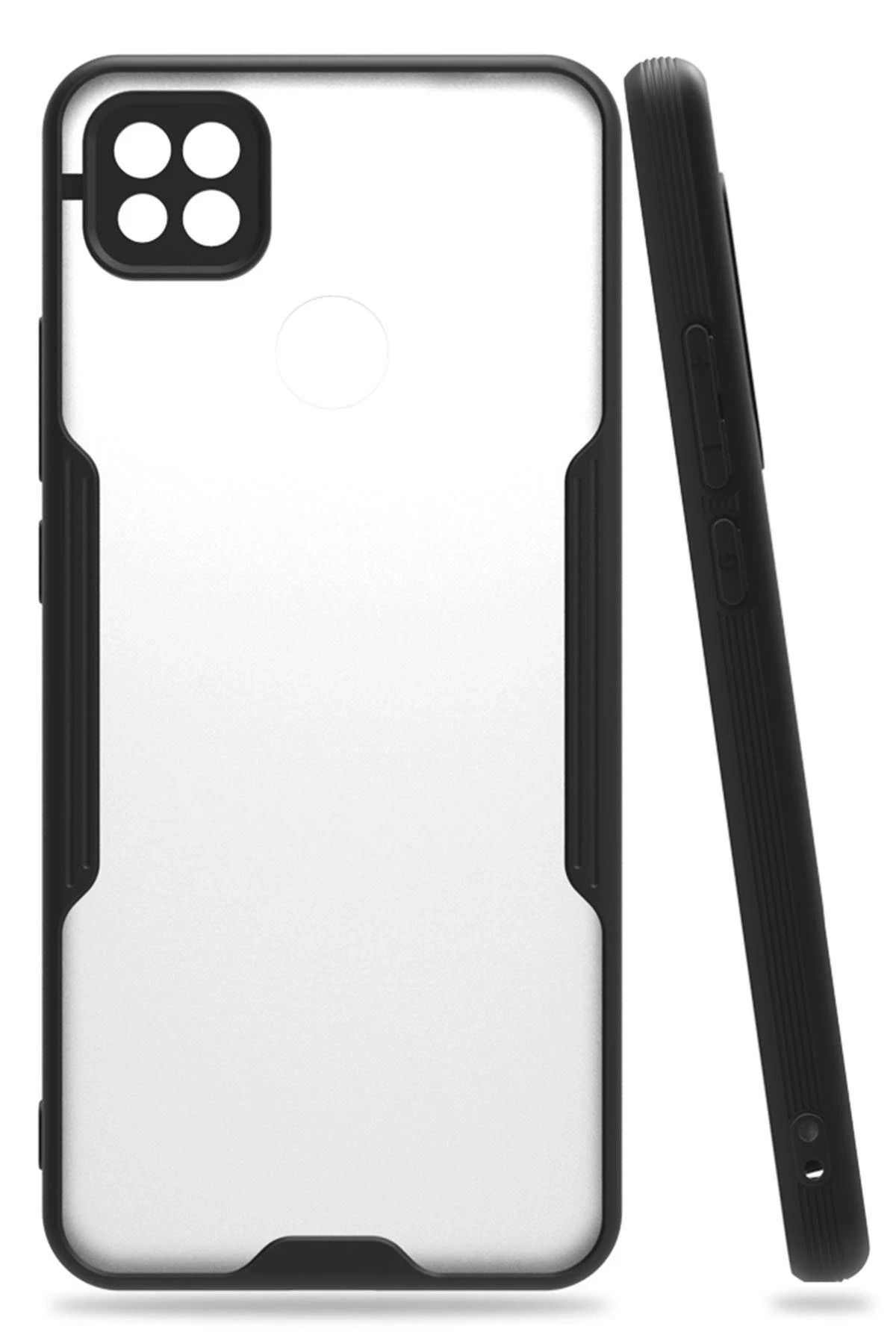 NewFace Xiaomi Redmi 9C Kılıf Platin Silikon - Siyah BSTMY