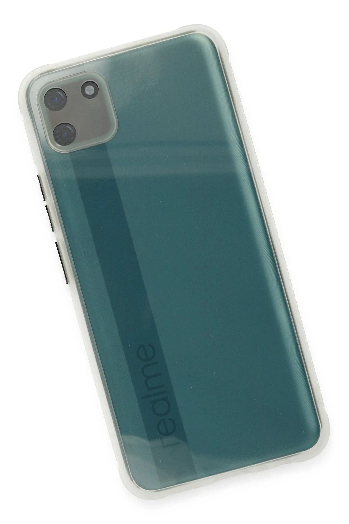 NewFace Realme C11 Kılıf Miami Şeffaf Silikon - Şeffaf BSTMY