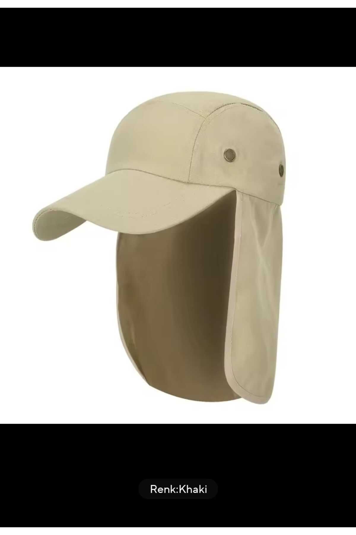 WOHOME Arkadan Perdeli Lejyoner Cap Şapka Unisex Şapka