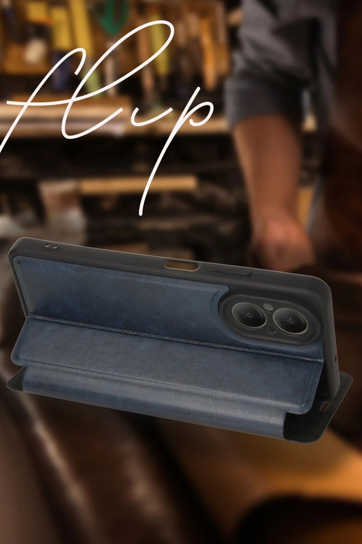 NewFace Realme C65 Kılıf Flip Cover - Taba BSTMY