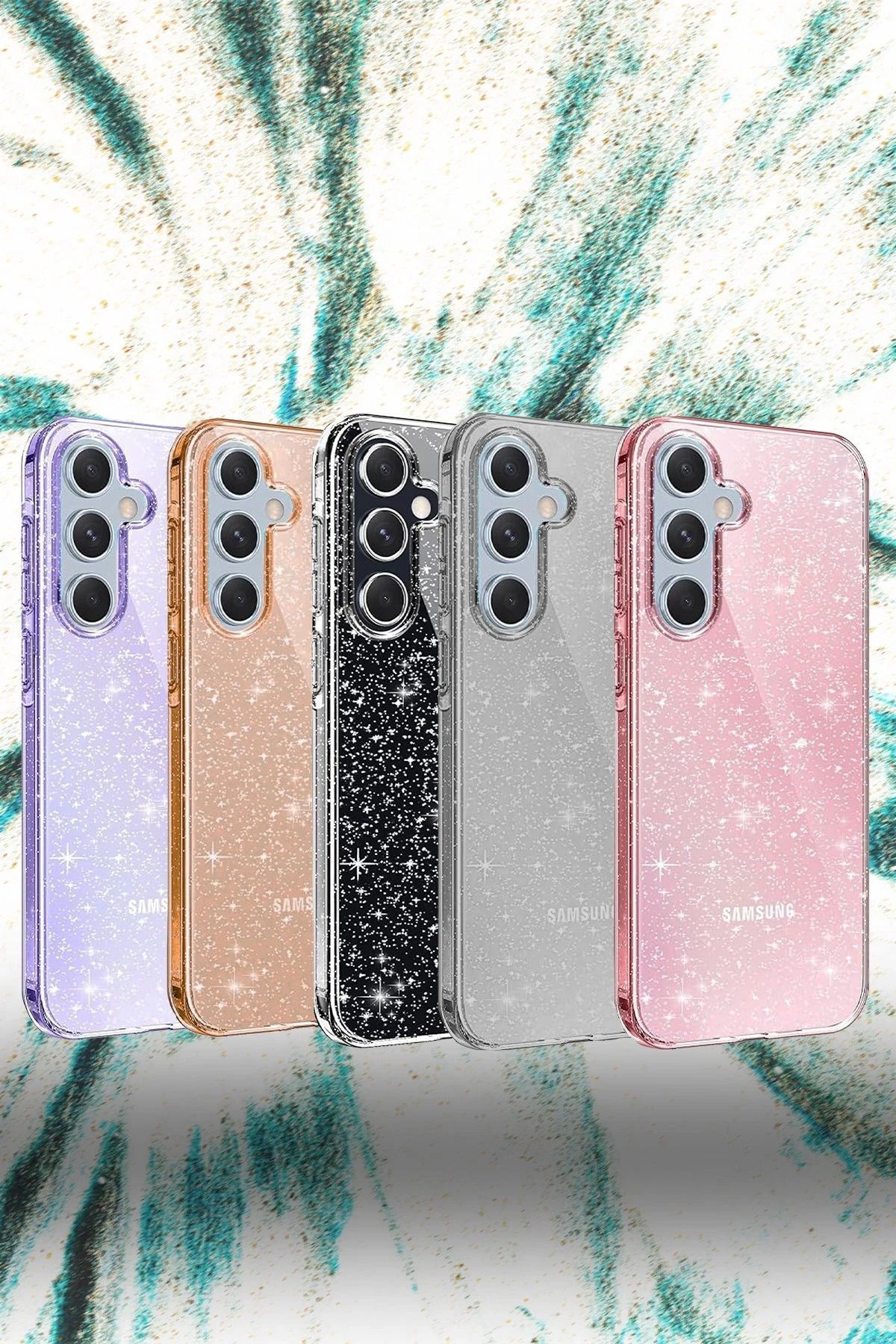 NewFace Samsung Galaxy A05S Kılıf Glow Kapak - Mor BSTMY