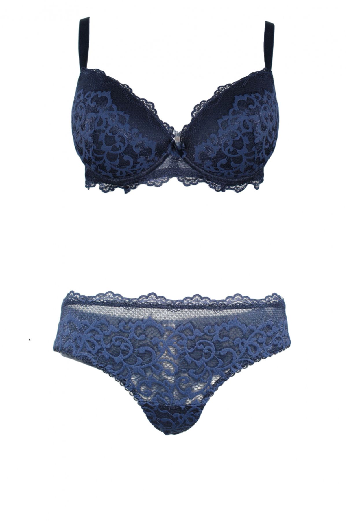Sielei-Set sutien si chiloti SIeLEI, Albastru 85C EU / 5-XL Standard 1
