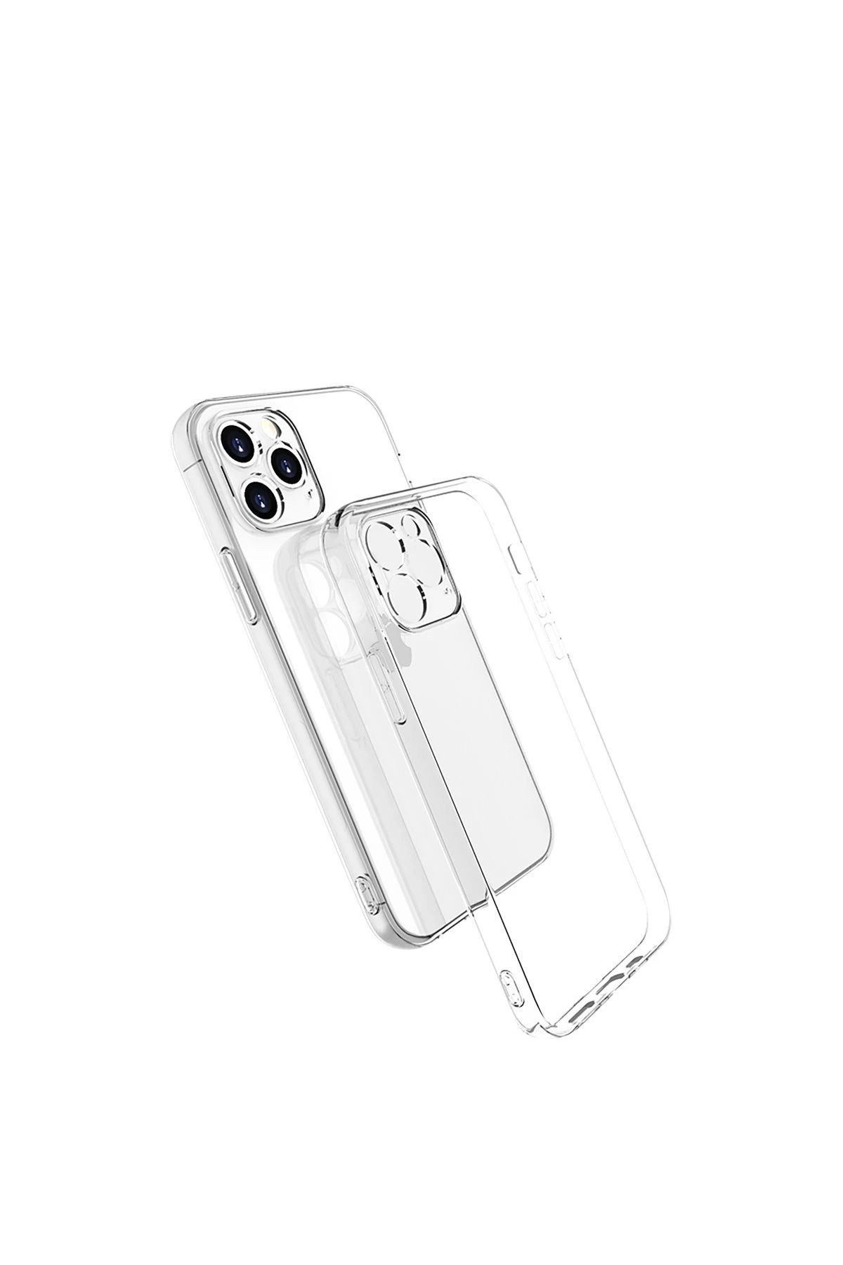 NewFace iPhone 16 Pro Max Kılıf Lüx Şeffaf Silikon BSTMY