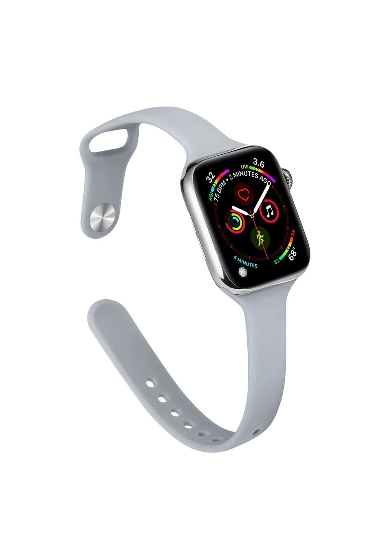 NewFace Apple Watch 38mm Klasik Kordon - Açık Gri BSTMY