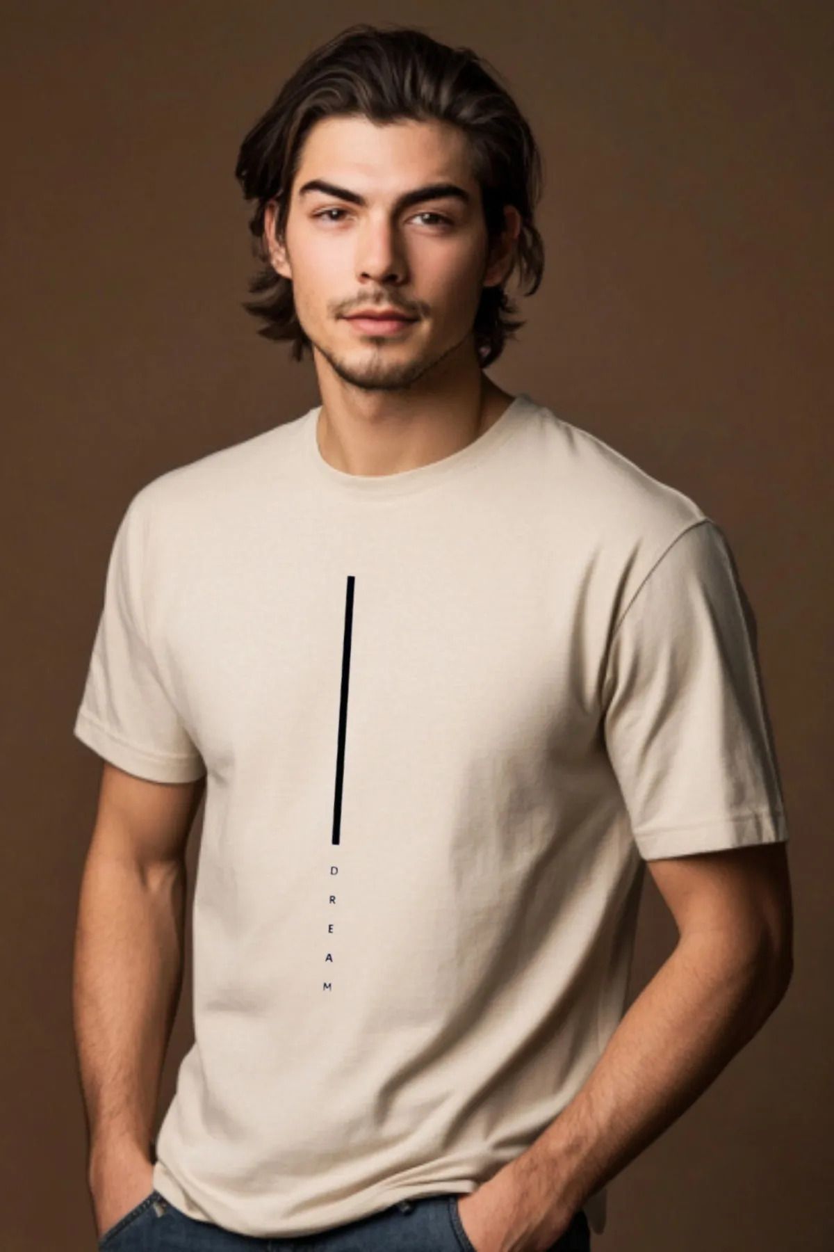 FeaR LeeS DREAM Baskılı Oversize T-shirt