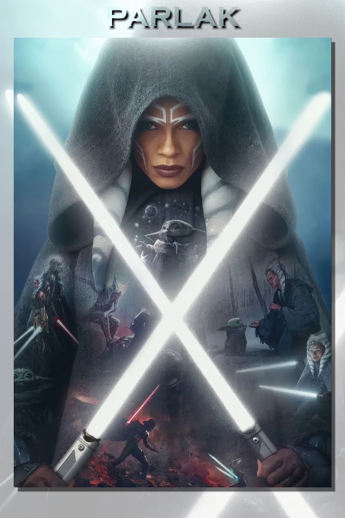 CALLWOOD Star Wars Çerçevesiz Film Tablo,Poster - Duvar Kağıdı Yüksek Kaliteli Baskı
