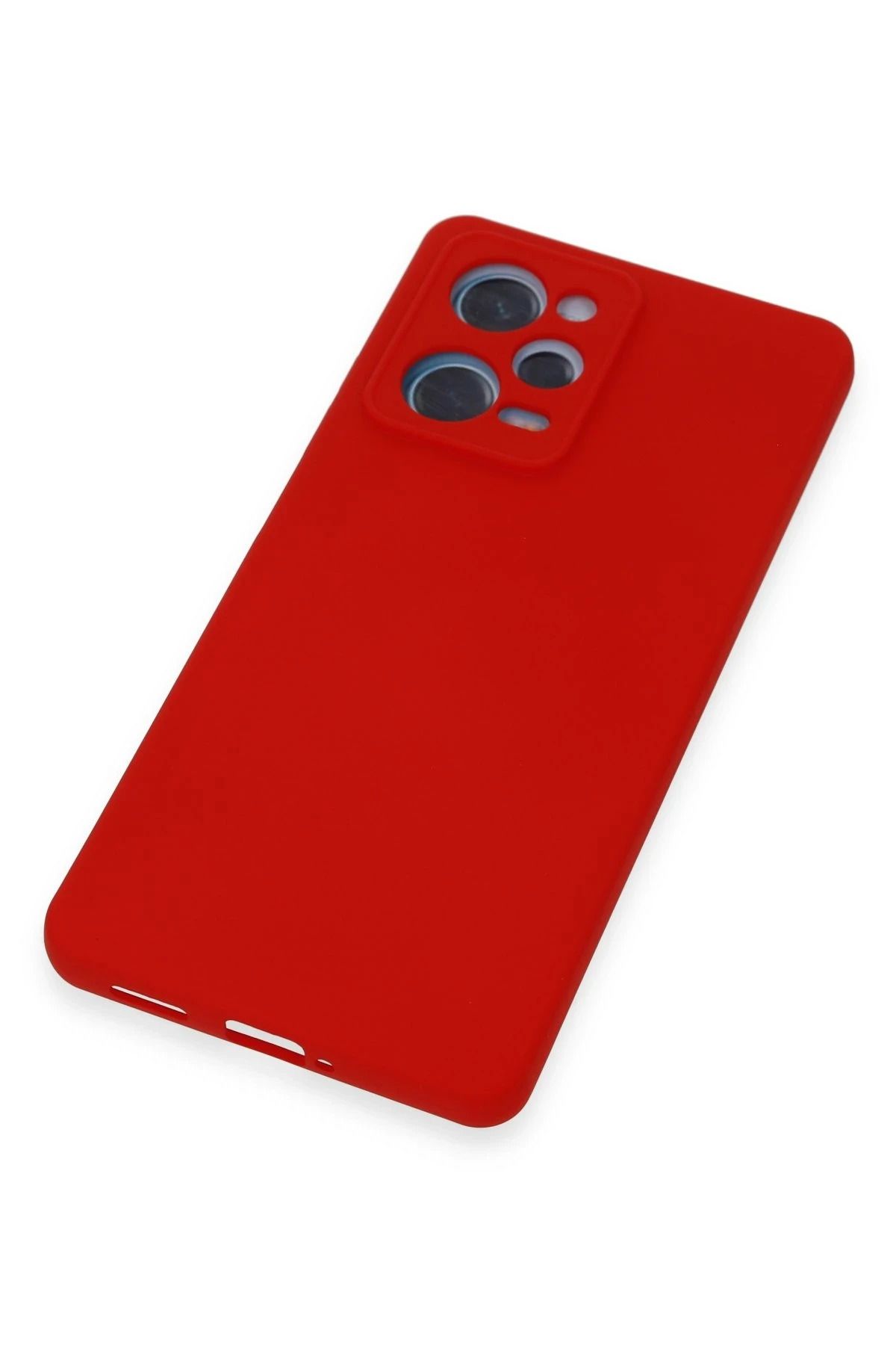 NewFace Xiaomi Redmi Note 12 Pro Uyumlu 5G Kılıf Nano içi Kadife Silikon - Kırmızı DPMAH