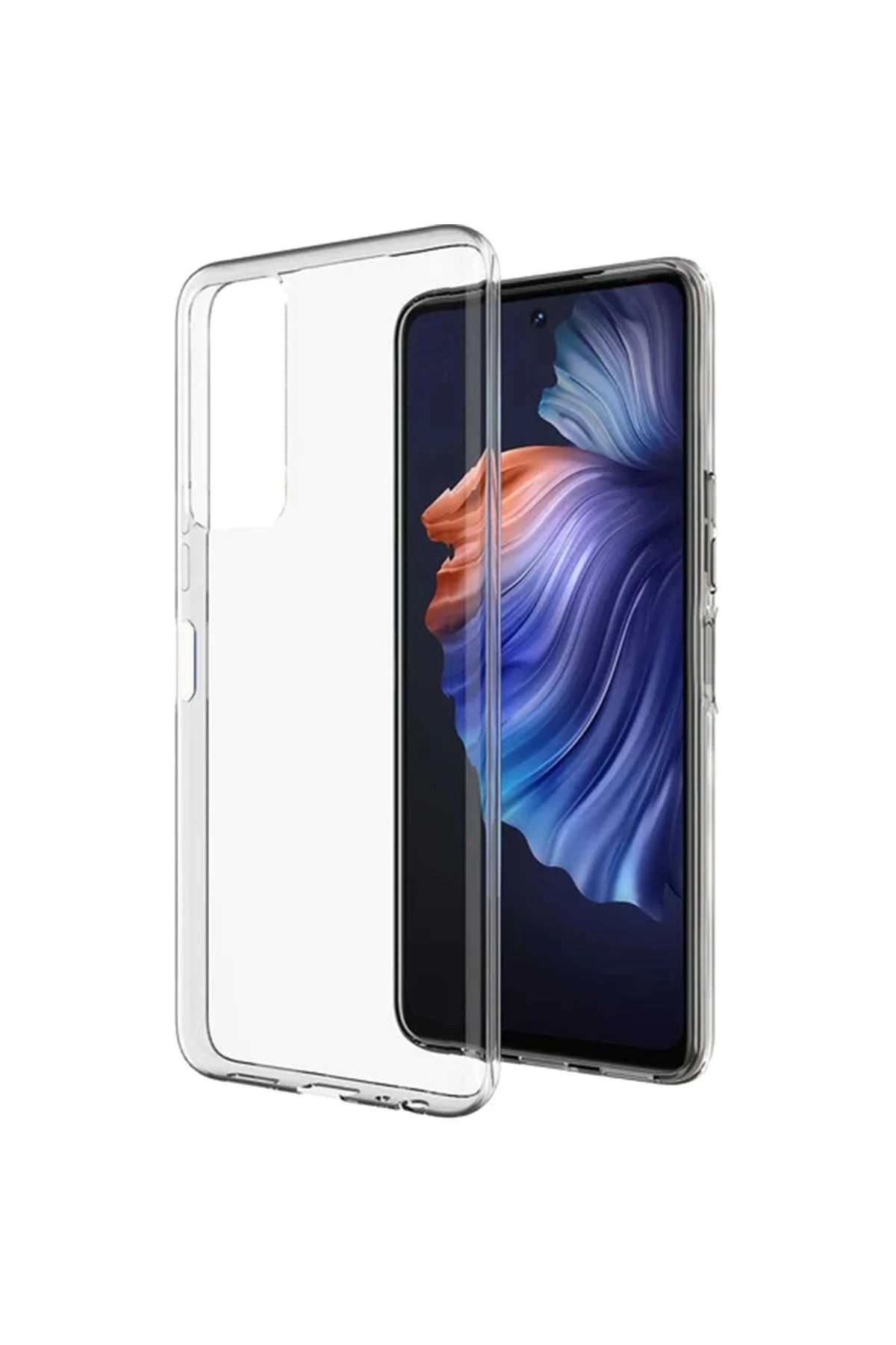 NewFace Tecno Camon 18 Kılıf Lüx Şeffaf Silikon SVLRS
