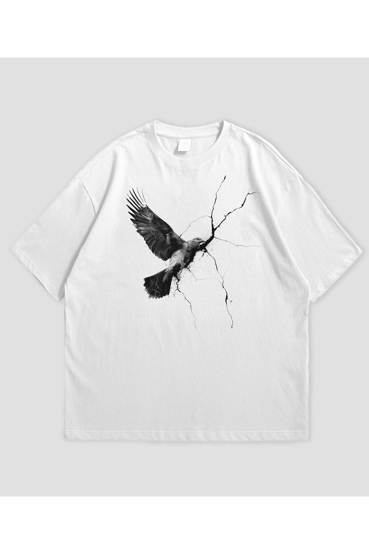 SVART WEAR P I G E O N Tasarımlı Unisex Oversize T-shirt