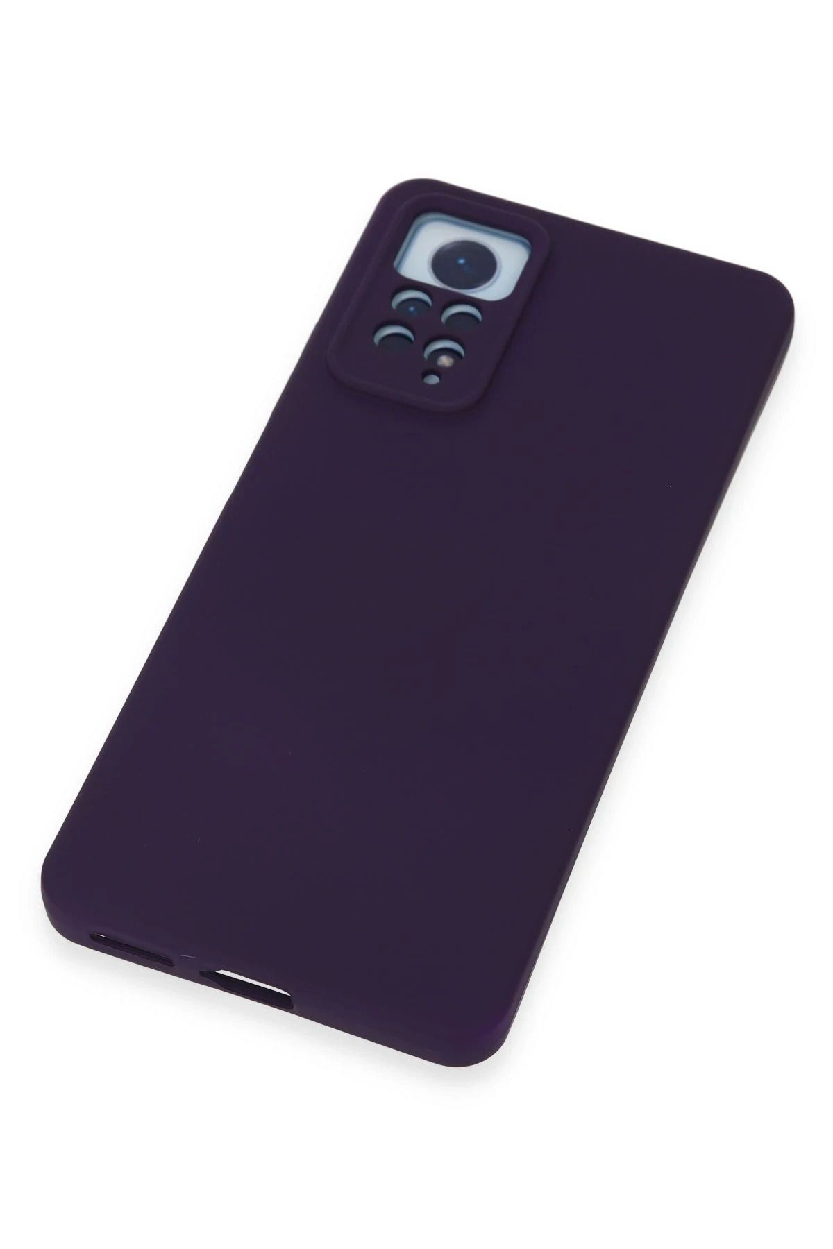 NewFace Xiaomi Redmi Note 12 Pro 4G Uyumlu Kılıf Nano içi Kadife Silikon - Mor WLZOR